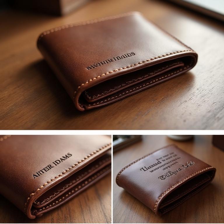 DailyKnowHow Picks Facebook ad: Father's Day Custom Name And Message Personalized Wallet.