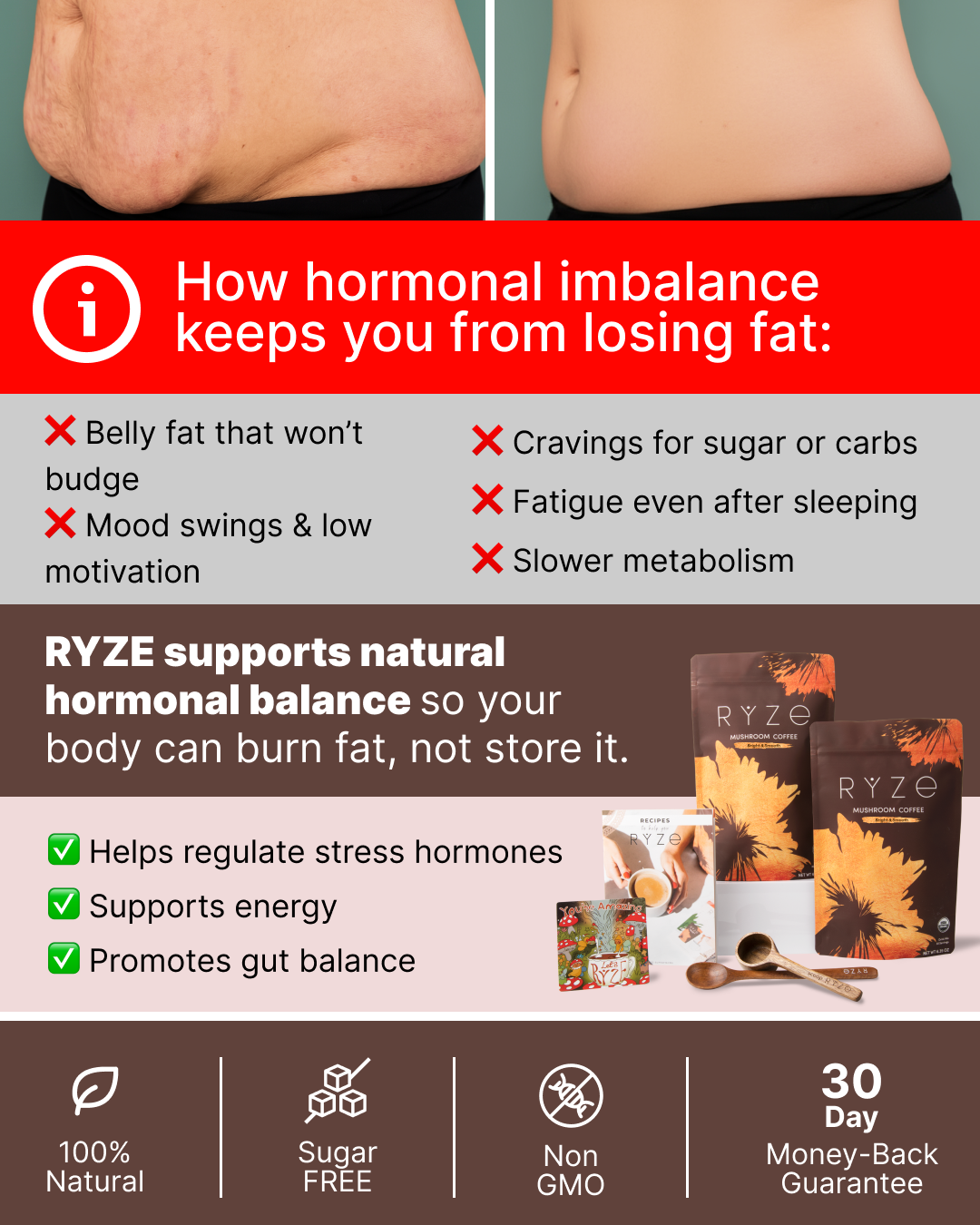 RYZE Superfoods Facebook ad