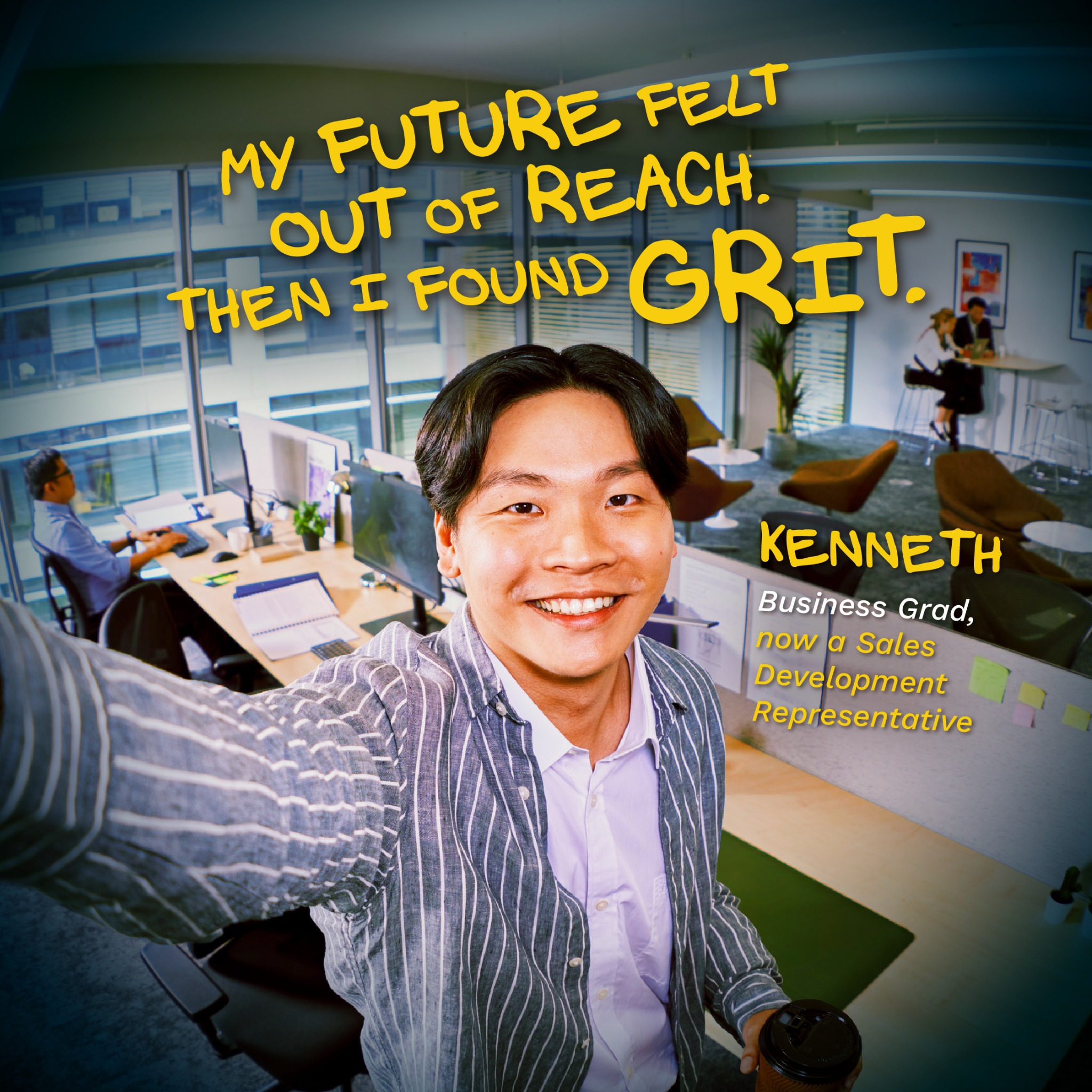 Singapore Ministry of Manpower Facebook ad: Graduating is exciting, but job hunting for the…