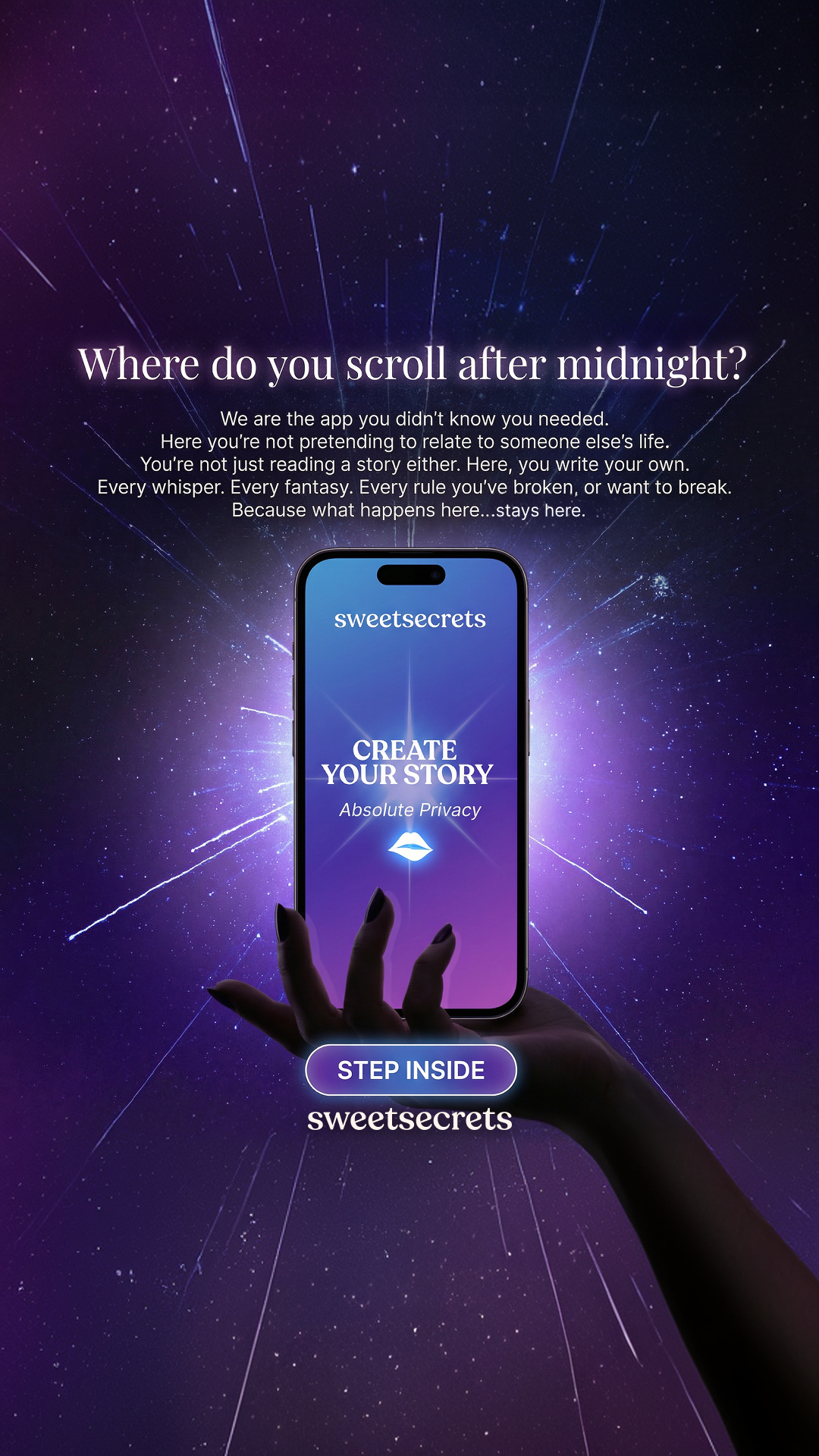 Sweetsecrets Facebook ad