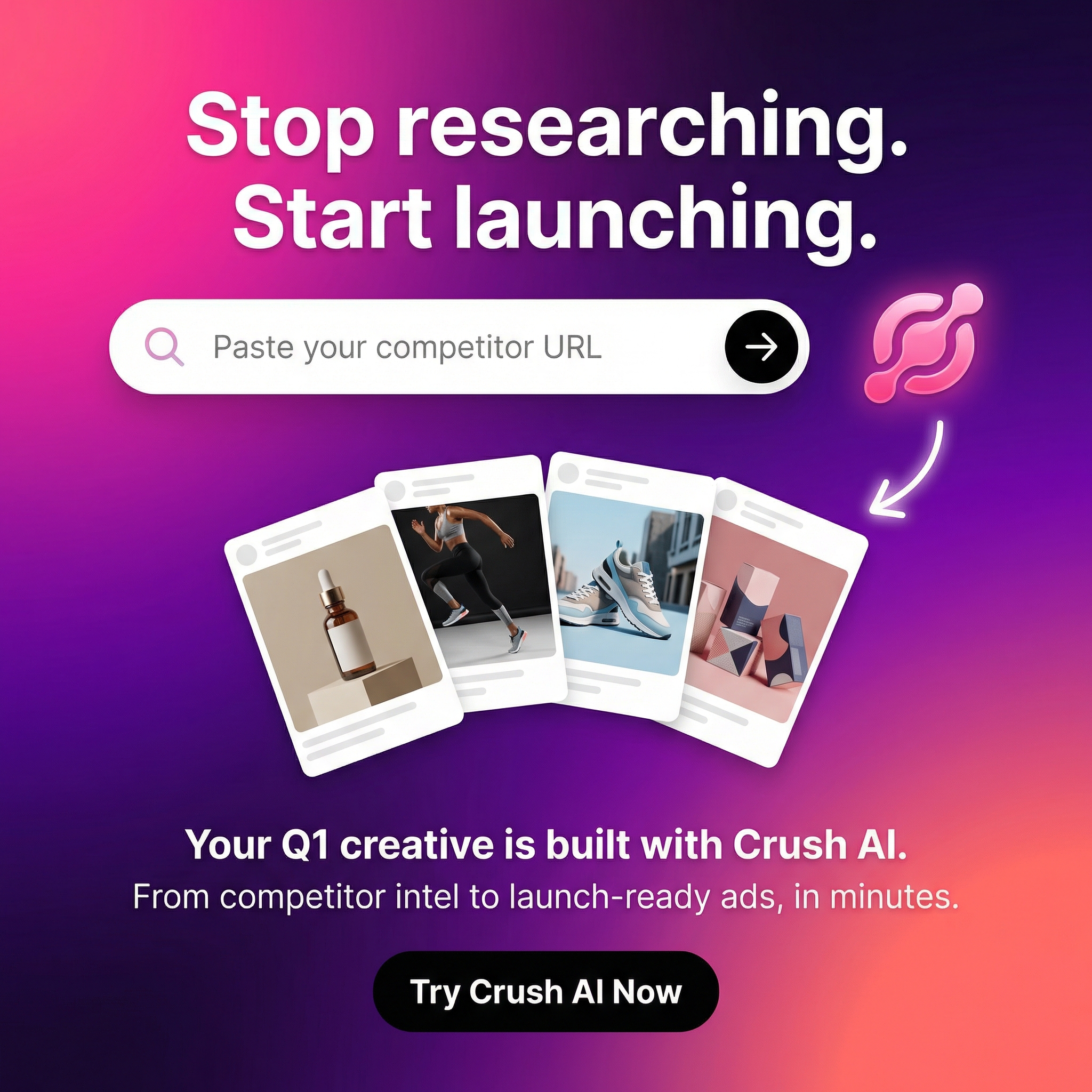trycrush.ai Facebook ad