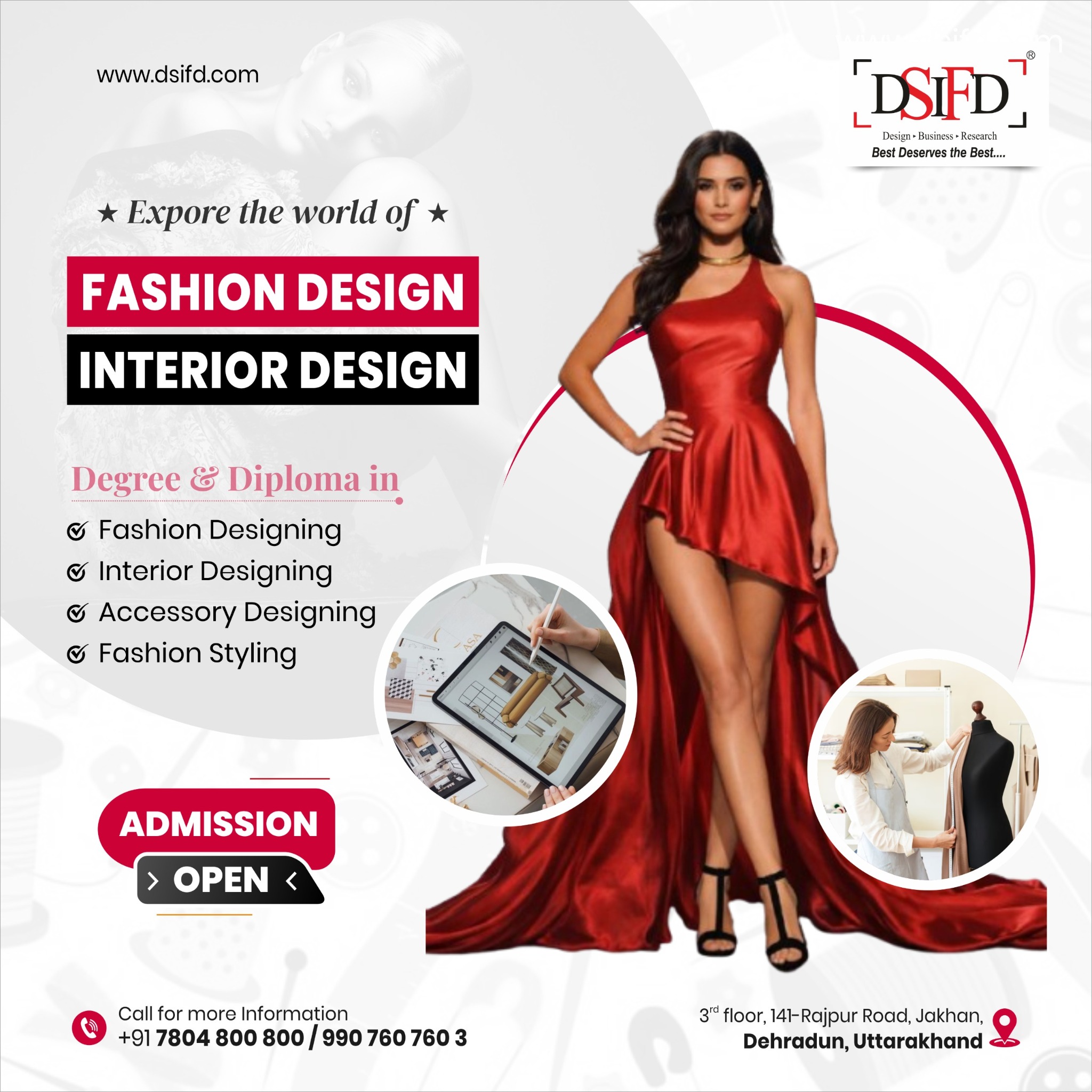 DSIFD Dehradun Facebook ad: Ready to design the future?