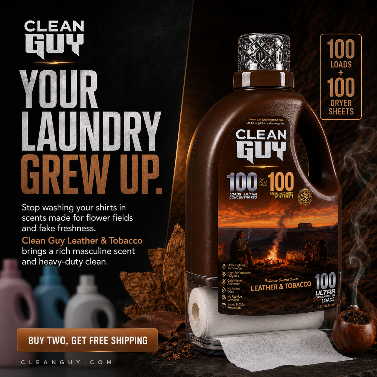 Clean Guy Facebook ad