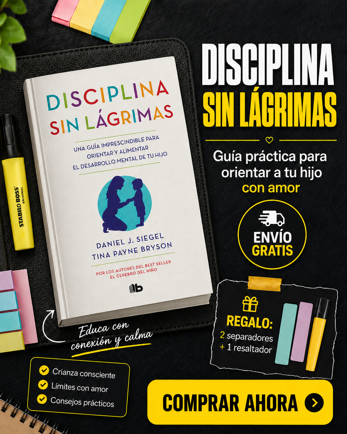 Chander Colombia Facebook ad: Crianza con calma, límites y amor
