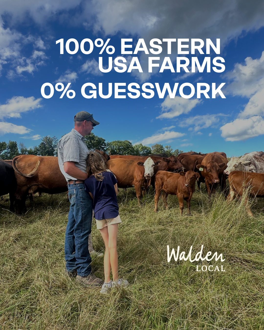 Walden Local Meat Co. Facebook ad: Break from the herd.