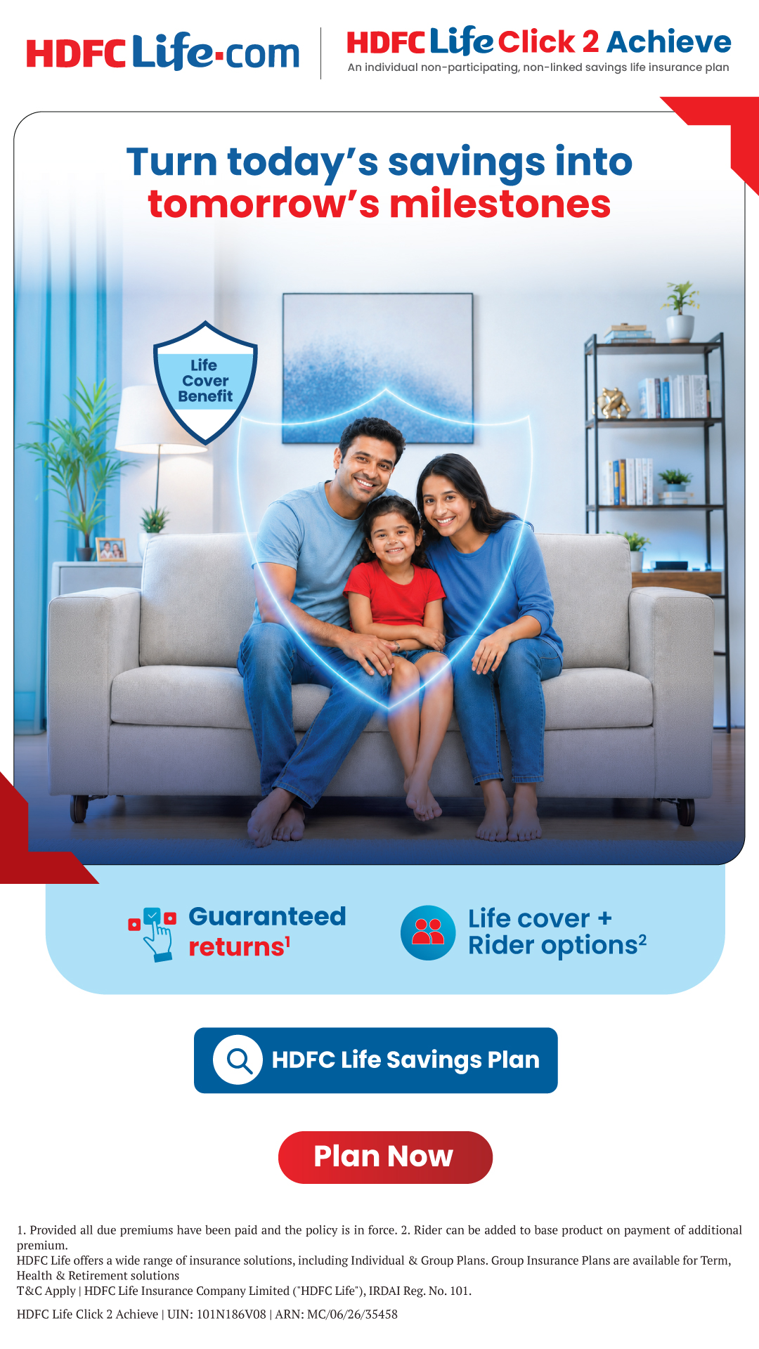 HDFC Life Facebook ad