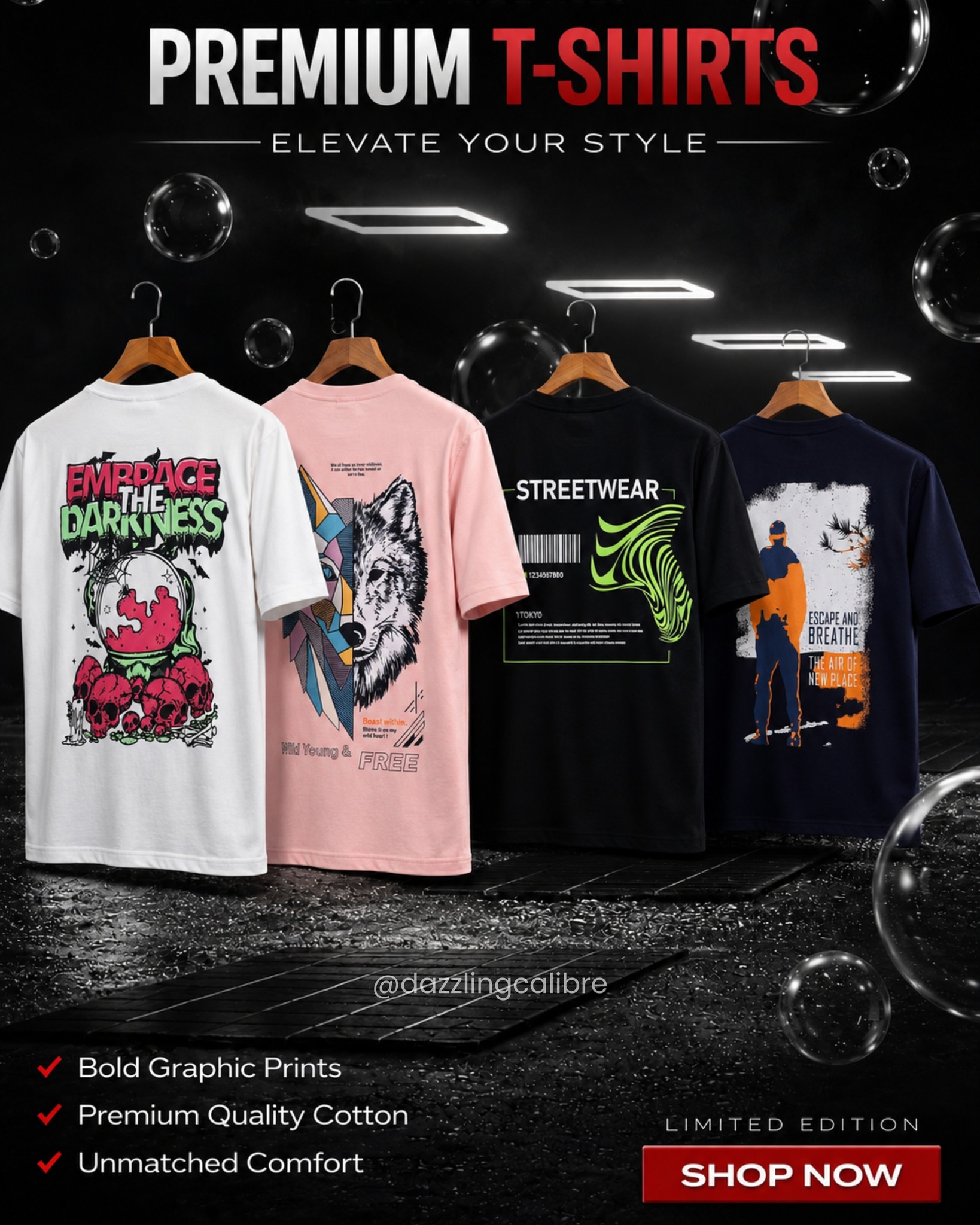Dazzling Calibre Facebook ad: Men