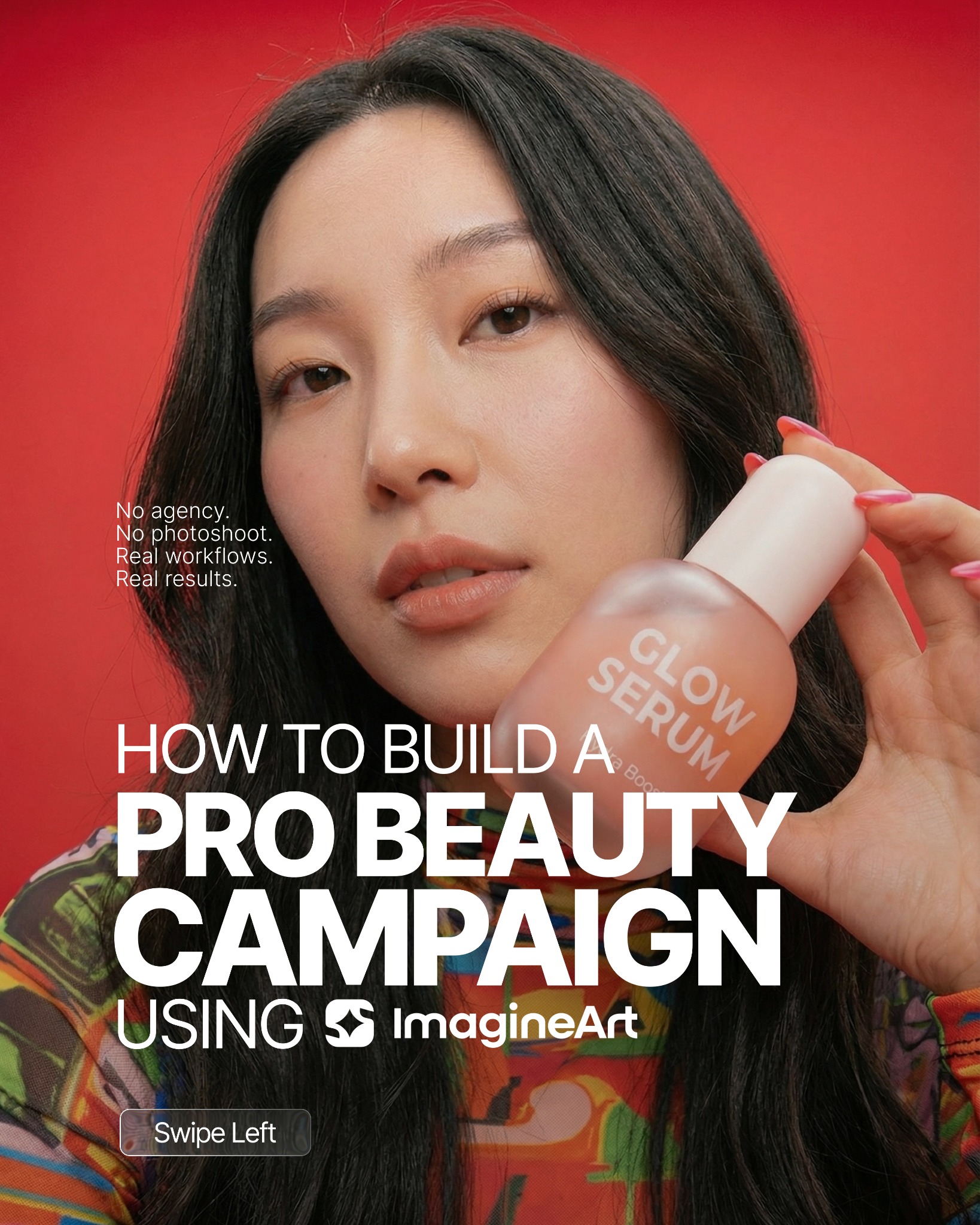 ImagineArt Facebook ad: Save thousands on your next beauty campaign!