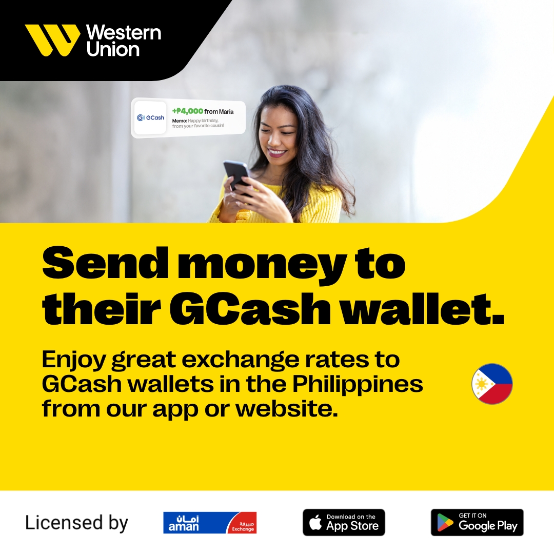 Western Union Facebook ad: Send them money.