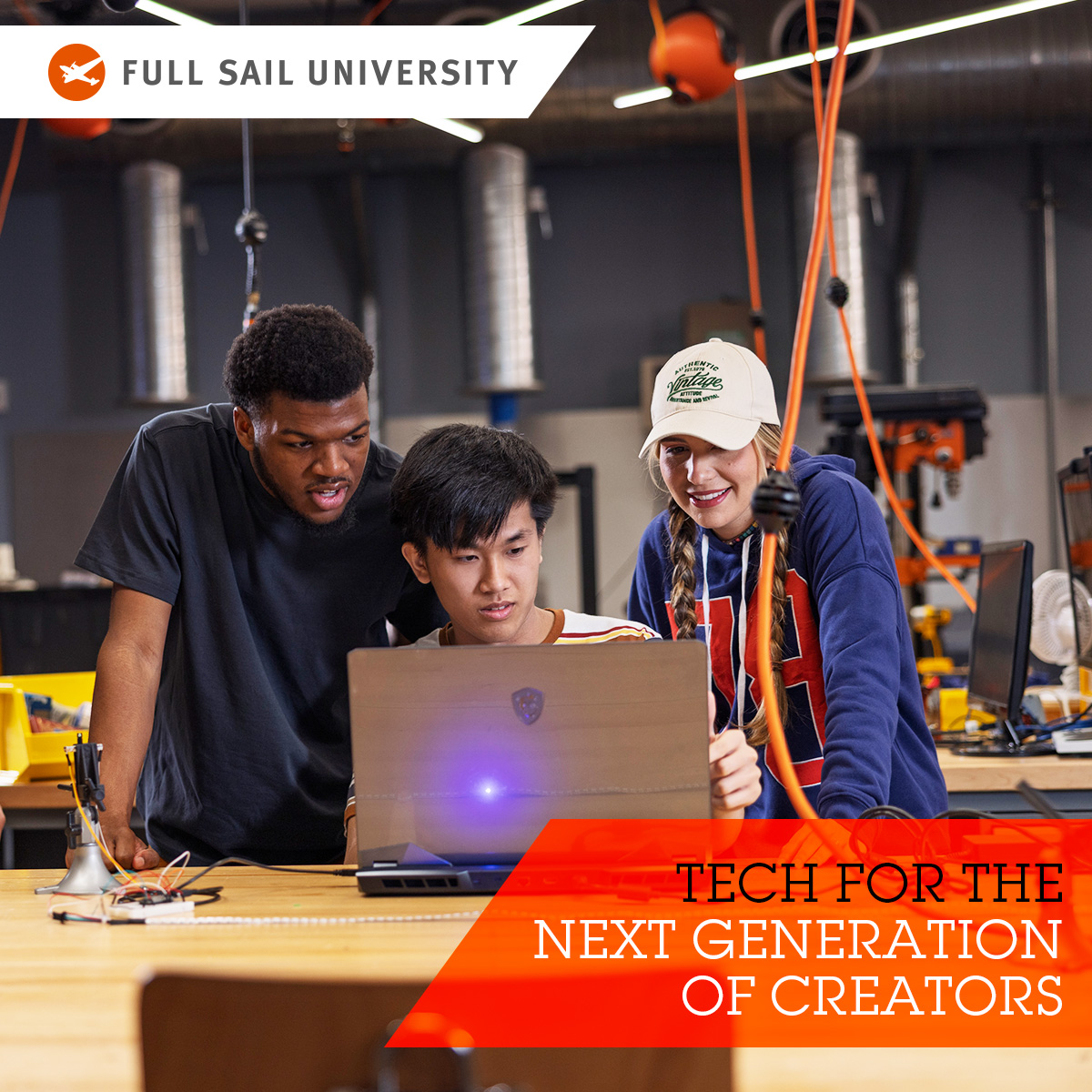 Full Sail University Facebook ad