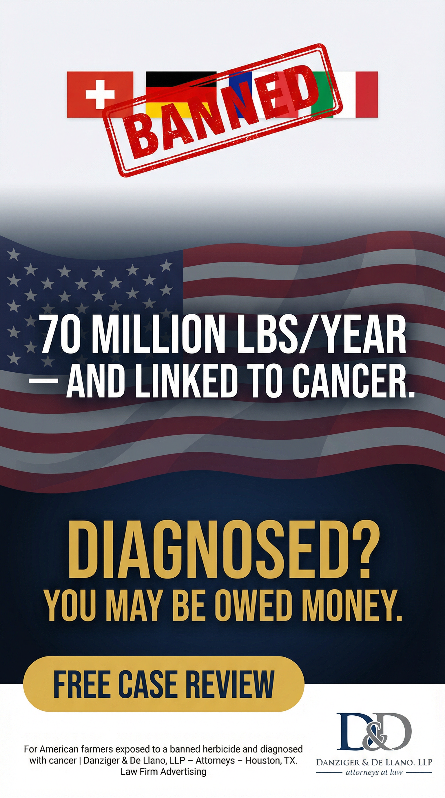Cancer-Claims.com Facebook ad