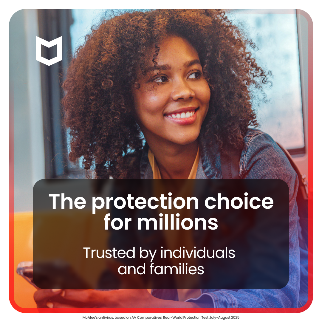 McAfee Facebook ad