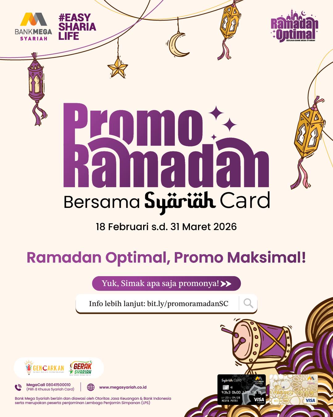 Bank Mega Syariah Facebook ad: Assalamualaikum InsanBMS