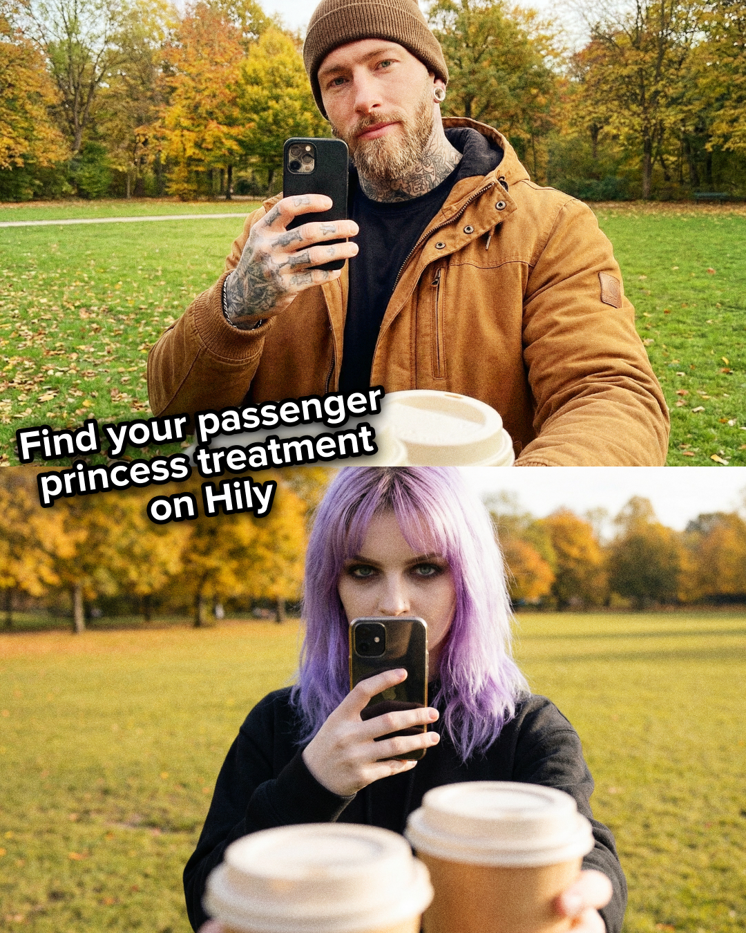 Hily: Meet New People Facebook ad: Ready to date?