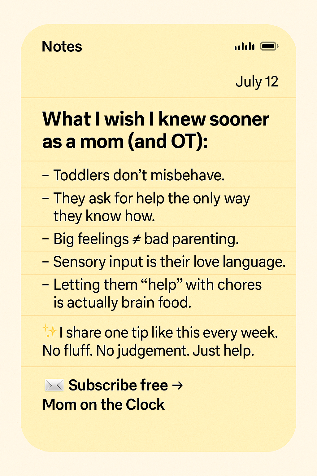 MOM on the CLOCK Facebook ad from Dec 14, 2025