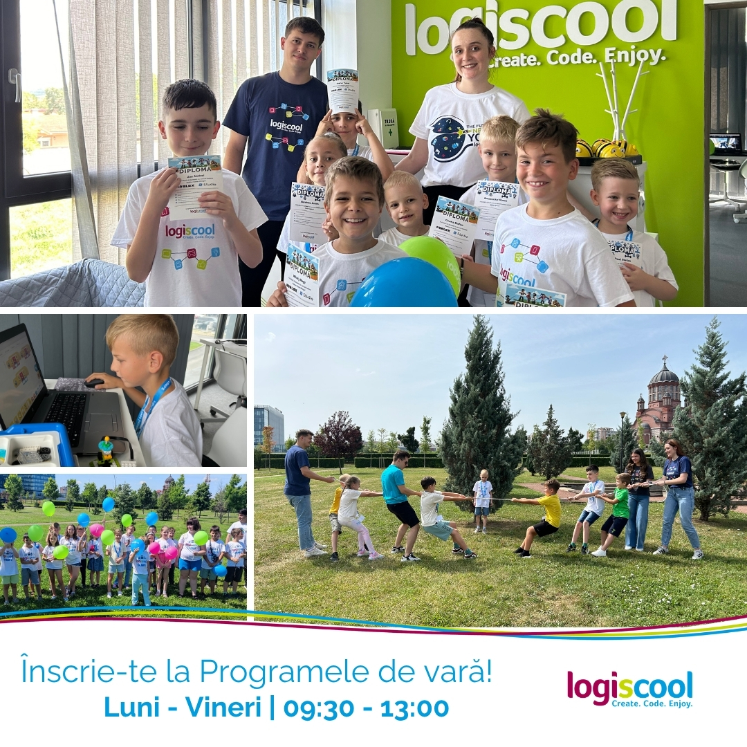 Logiscool Oradea Facebook ad: Cea mai tare aventură educațională a verii!