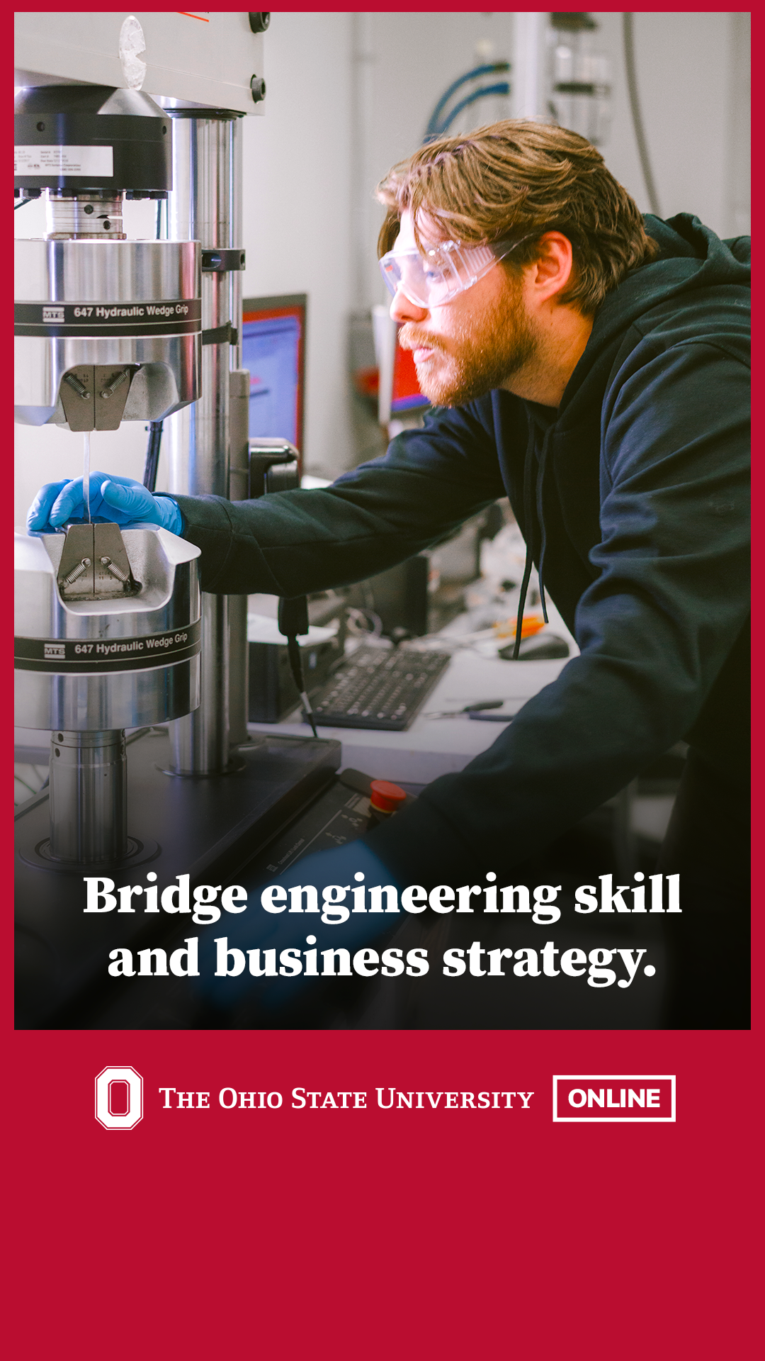 Ohio State Online Facebook ad from Feb 4, 2026