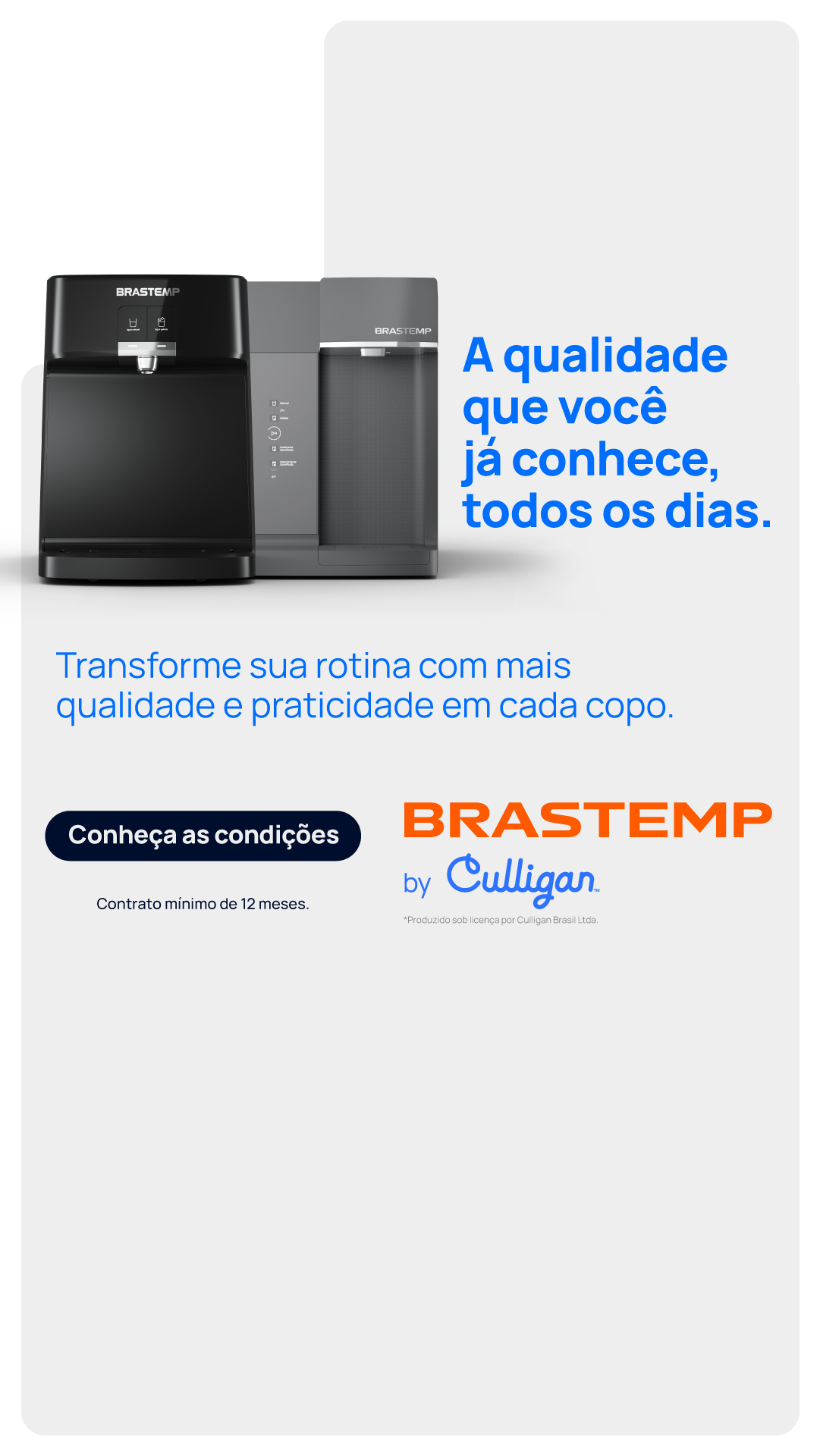 Culligan Brasil Facebook ad from Apr 13, 2026
