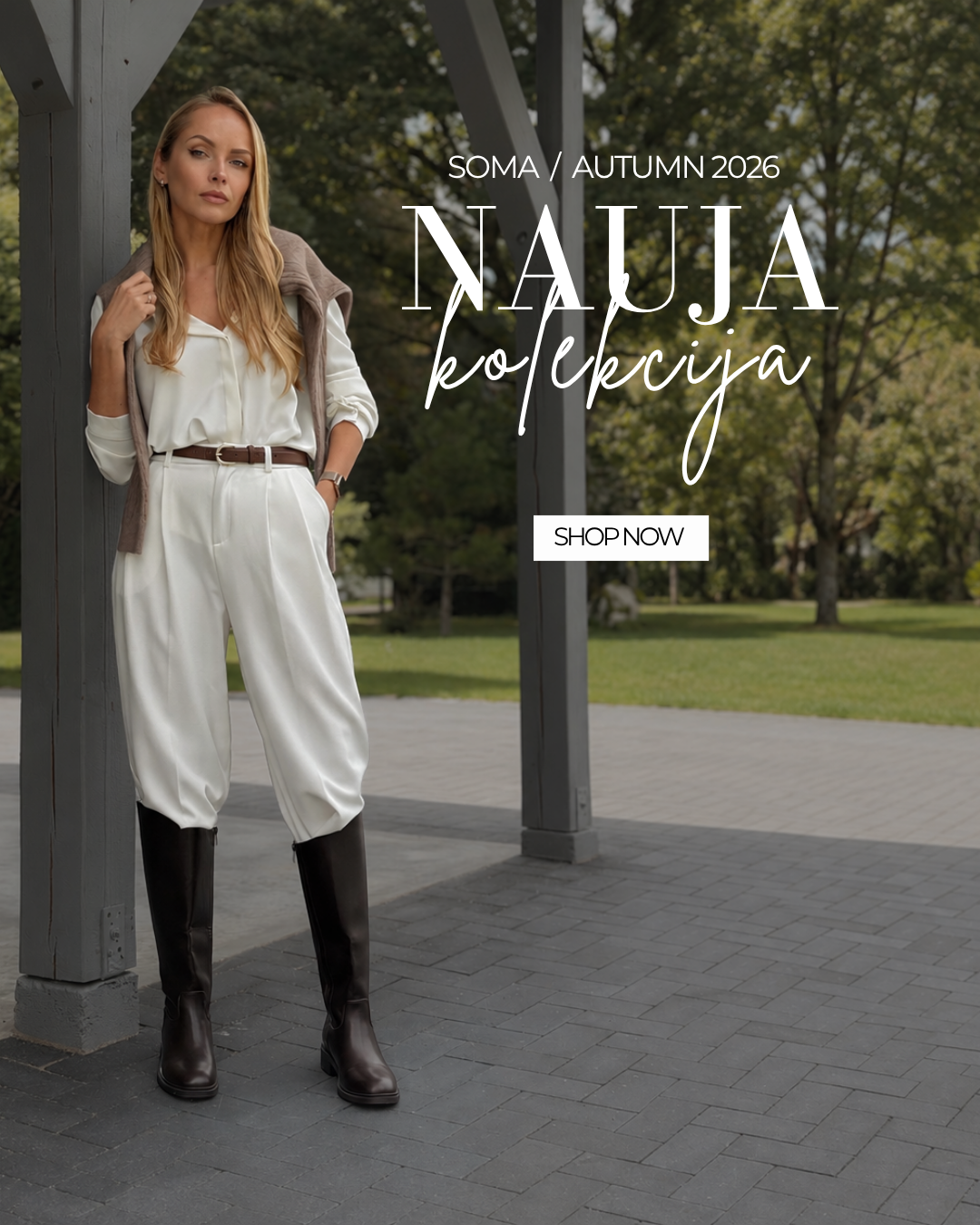 SOMA shop Facebook ad: -15% pirmam užsakymui