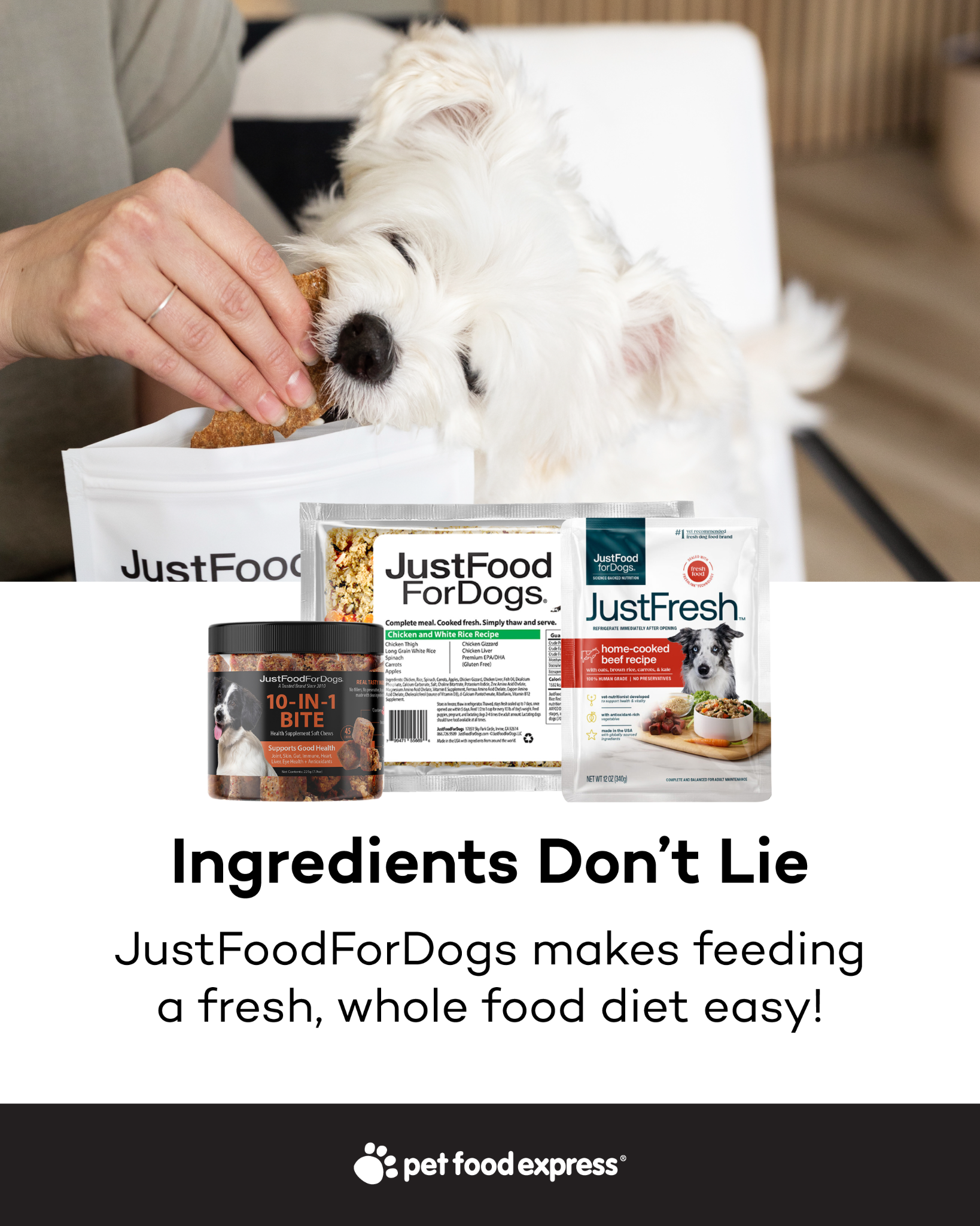 Pet Food Express Facebook ad