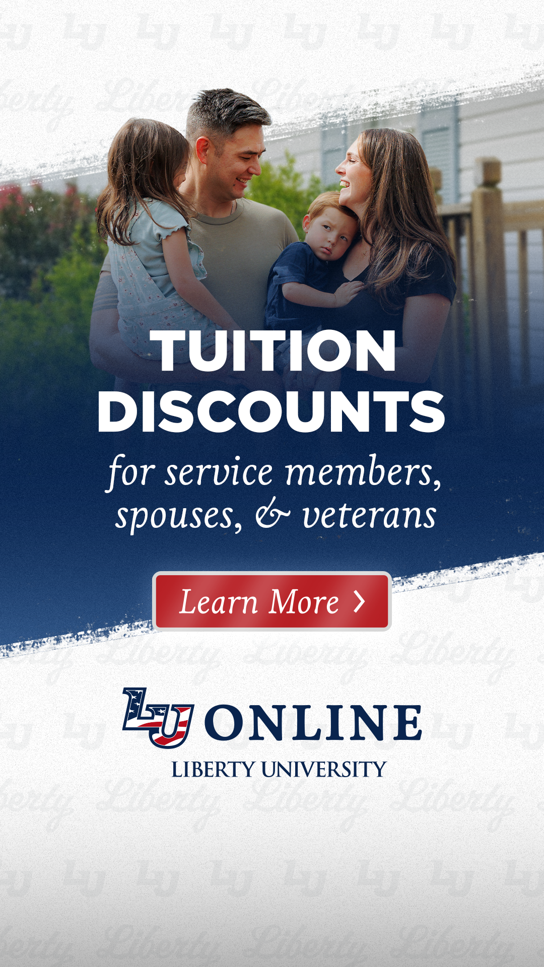 Liberty University Online Programs Facebook ad