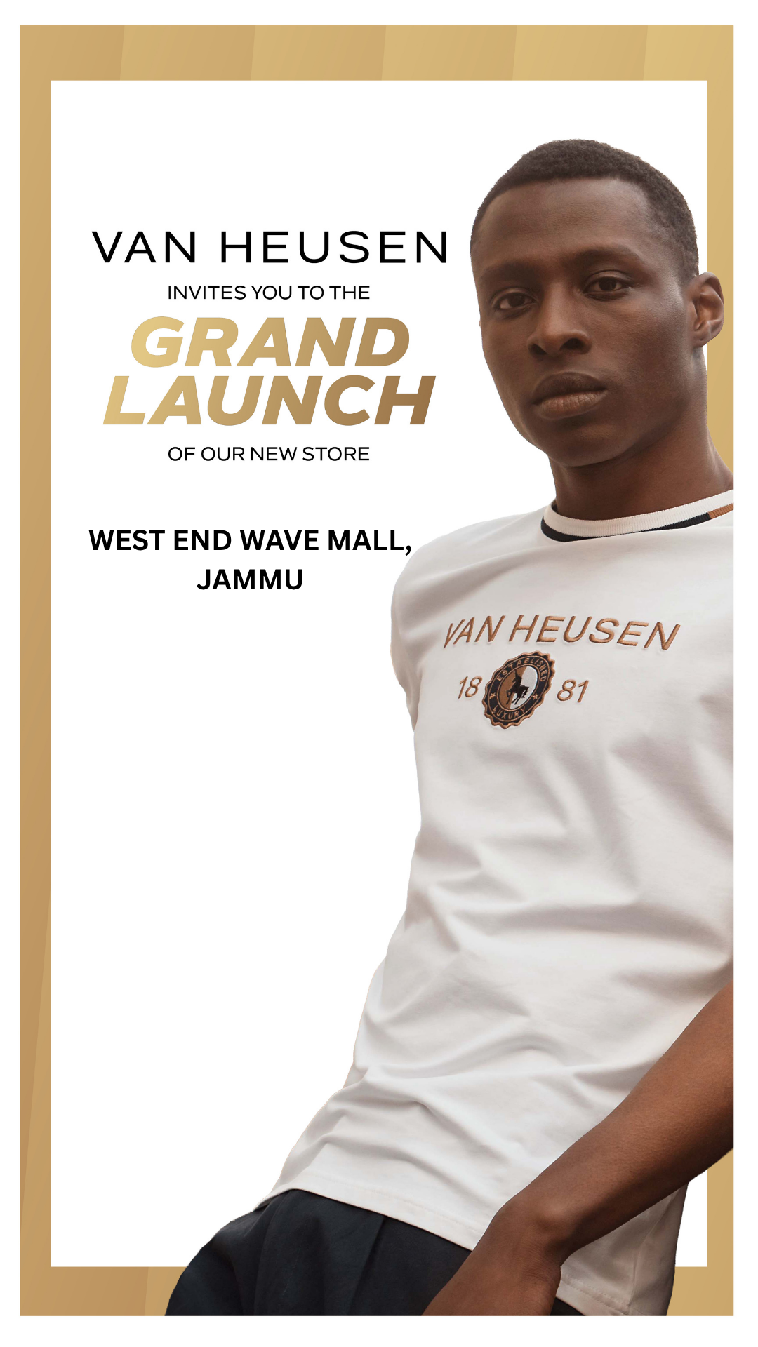 Van Heusen Facebook ad