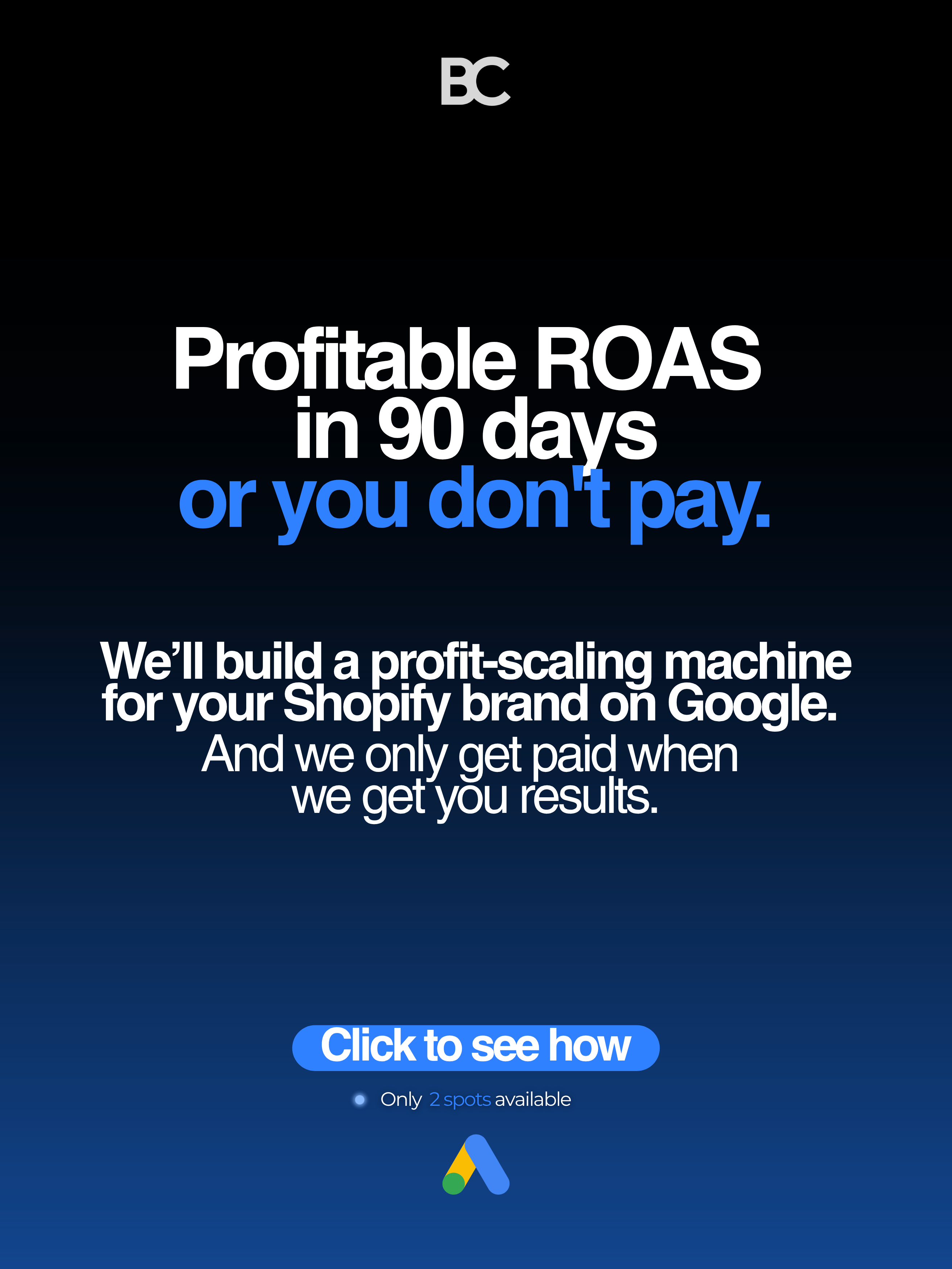 Bruens Consultancy Facebook ad: Free Google Ads Audit & Optimisation Review