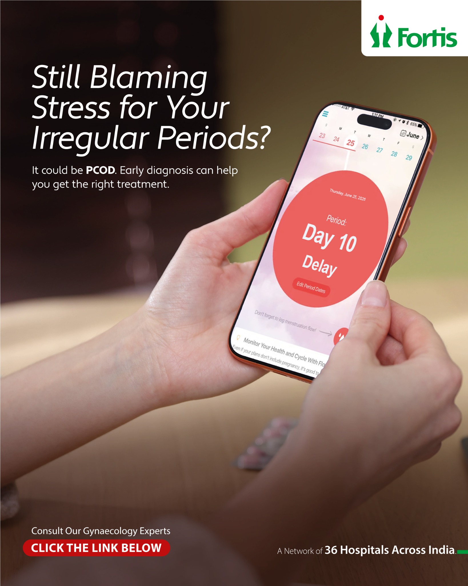 Fortis Healthcare Facebook ad