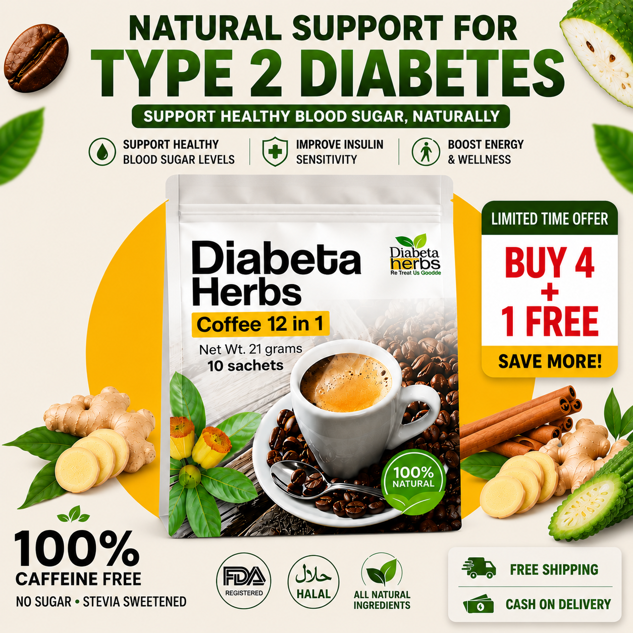 Diabetaherbs - MAIN STORE Facebook ad