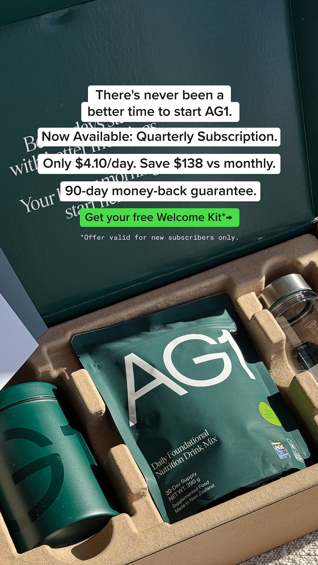AG1 by Athletic Greens Facebook ad