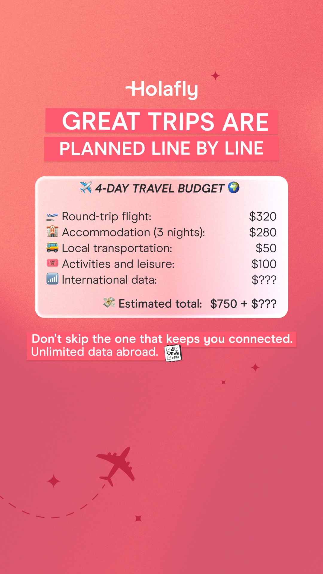 Holafly - English Facebook ad