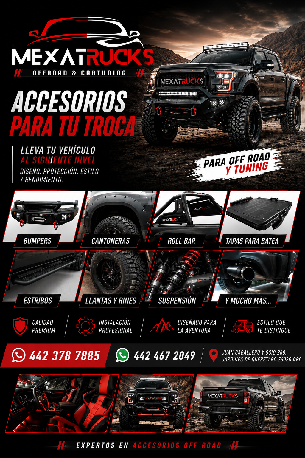 Mexatruck‘s Facebook ad: Haz que tu Pickup destaque