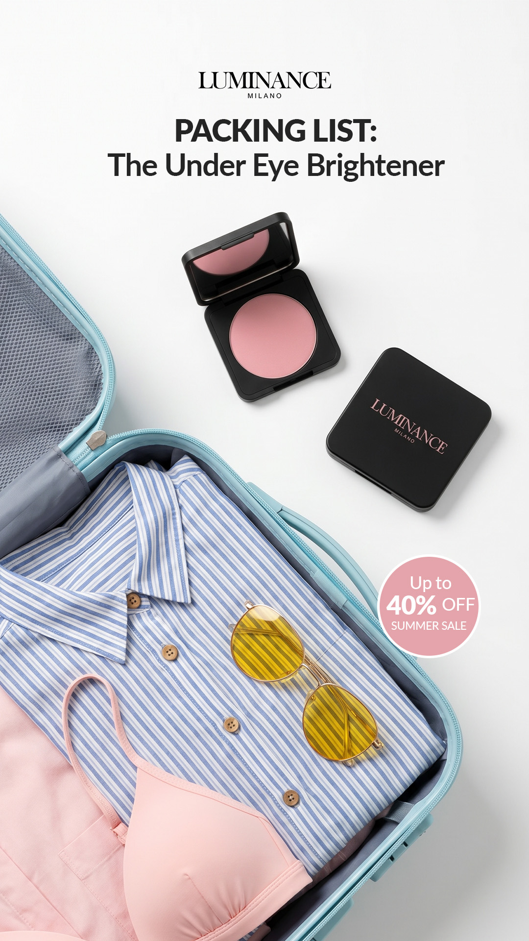 Luminance Milano Facebook ad: The under-eye trick MUAs swear by