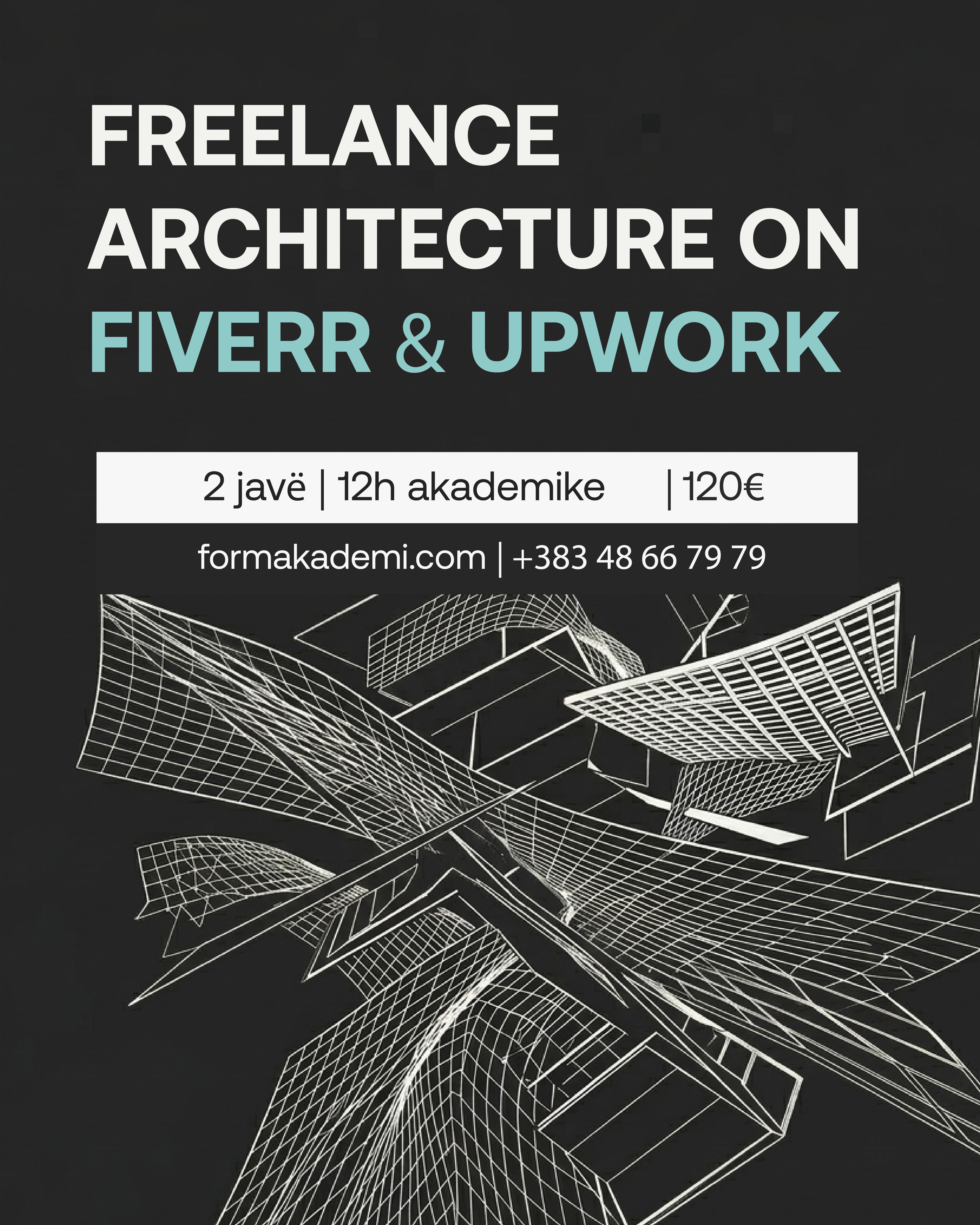 Form Academy Facebook ad: FreeLance për Arkitekturë