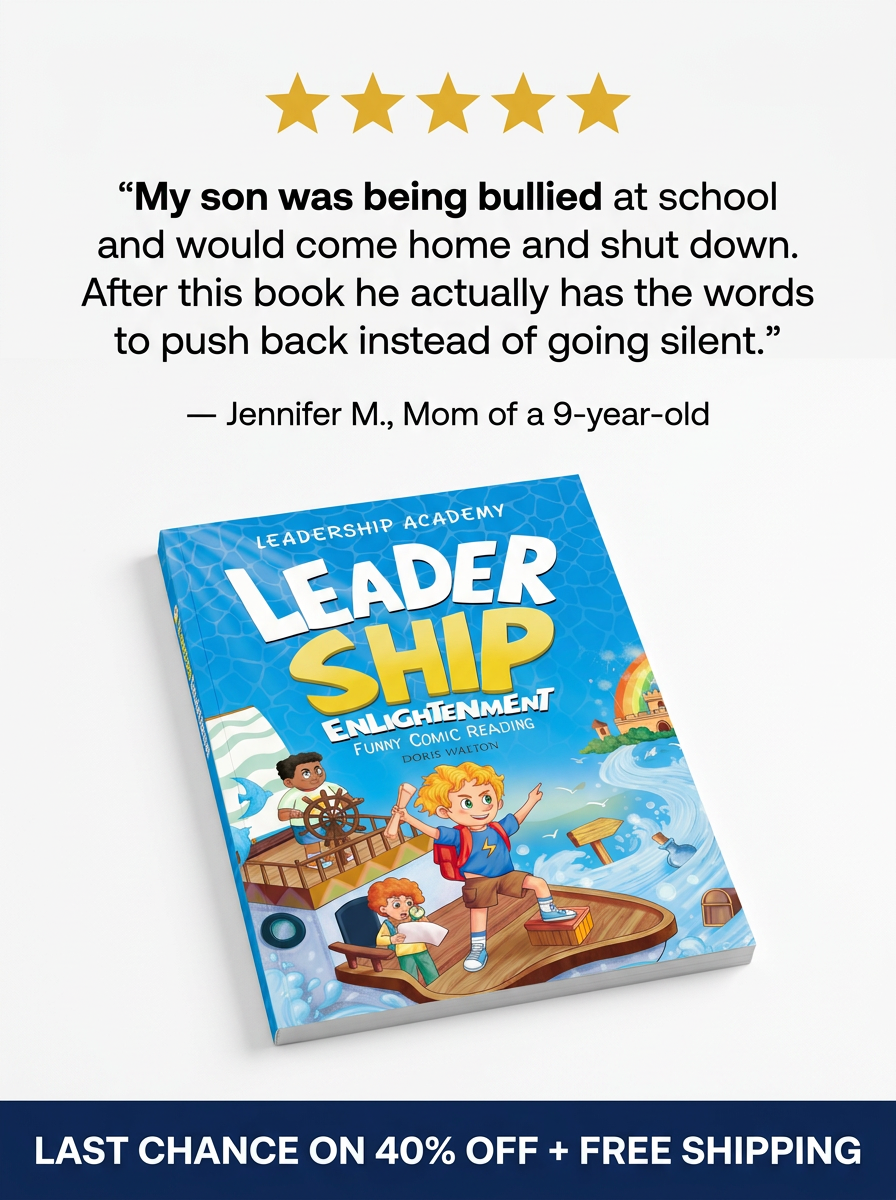Your Kid's Growth Facebook ad: Every Child Can Be a Leader, This Book Shows Them How