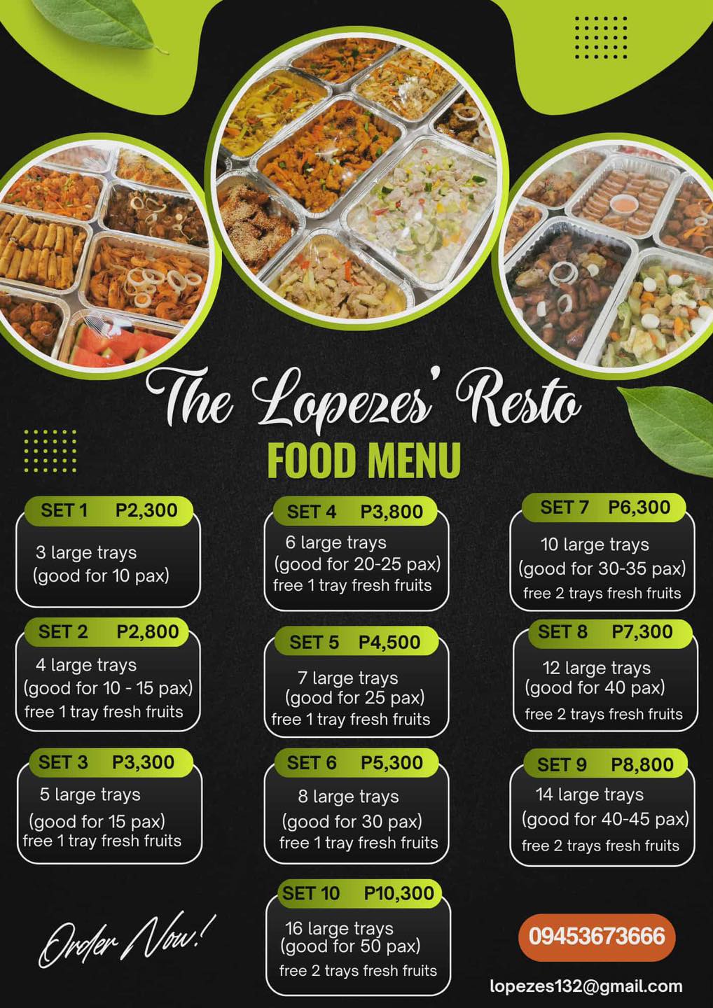 The lopezes Resto and Ballroom Disco Facebook ad: NOW OPEN, THE LOPEZES’ RESTO