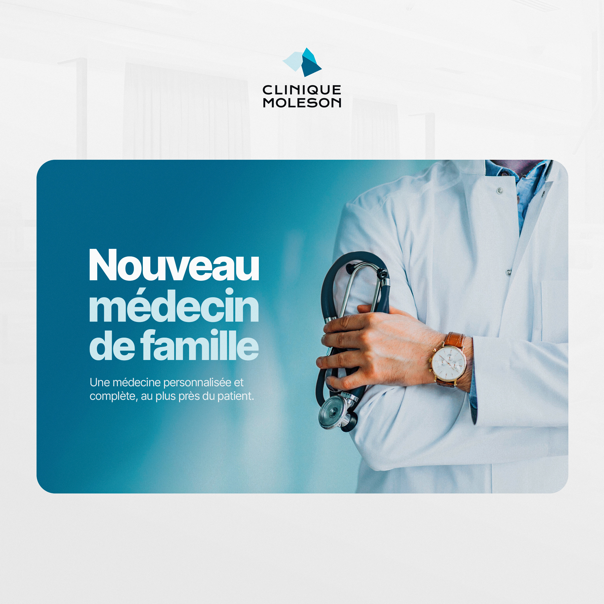 Clinique Moléson Facebook ad from Sep 23, 2025