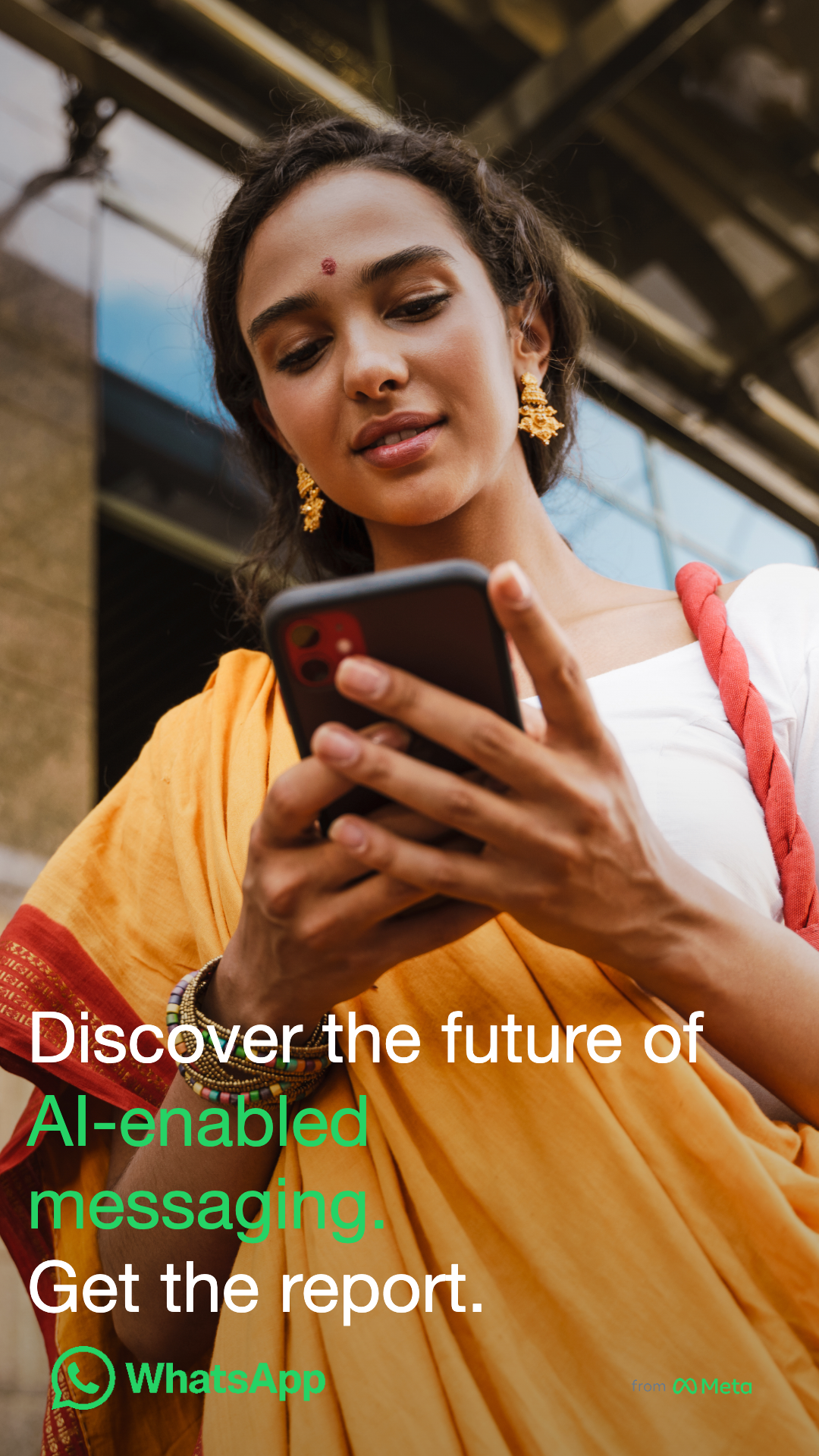 WhatsApp for Business Facebook ad: The future of messaging