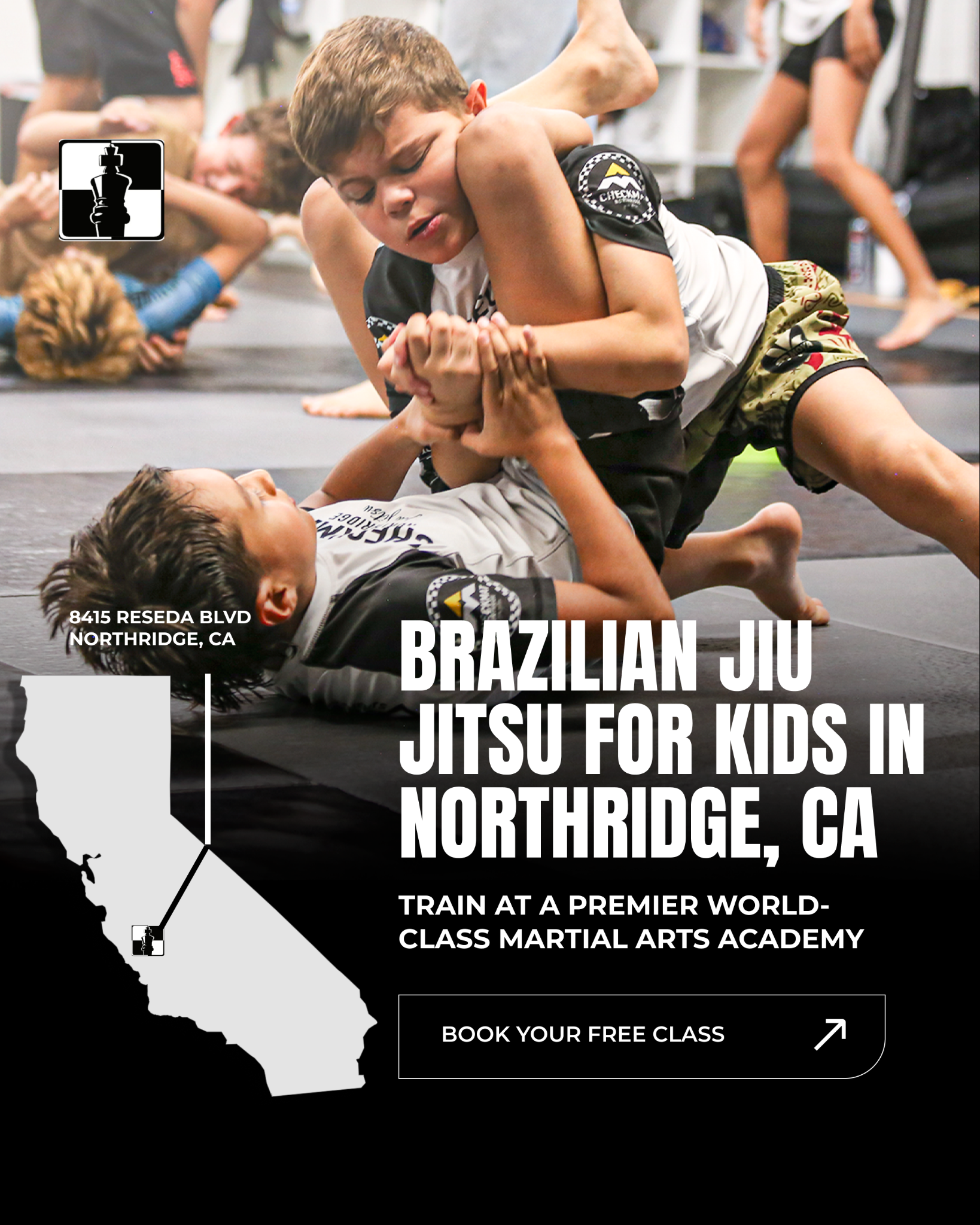 Checkmat Northridge BJJ Facebook ad: A New Life Starts Here