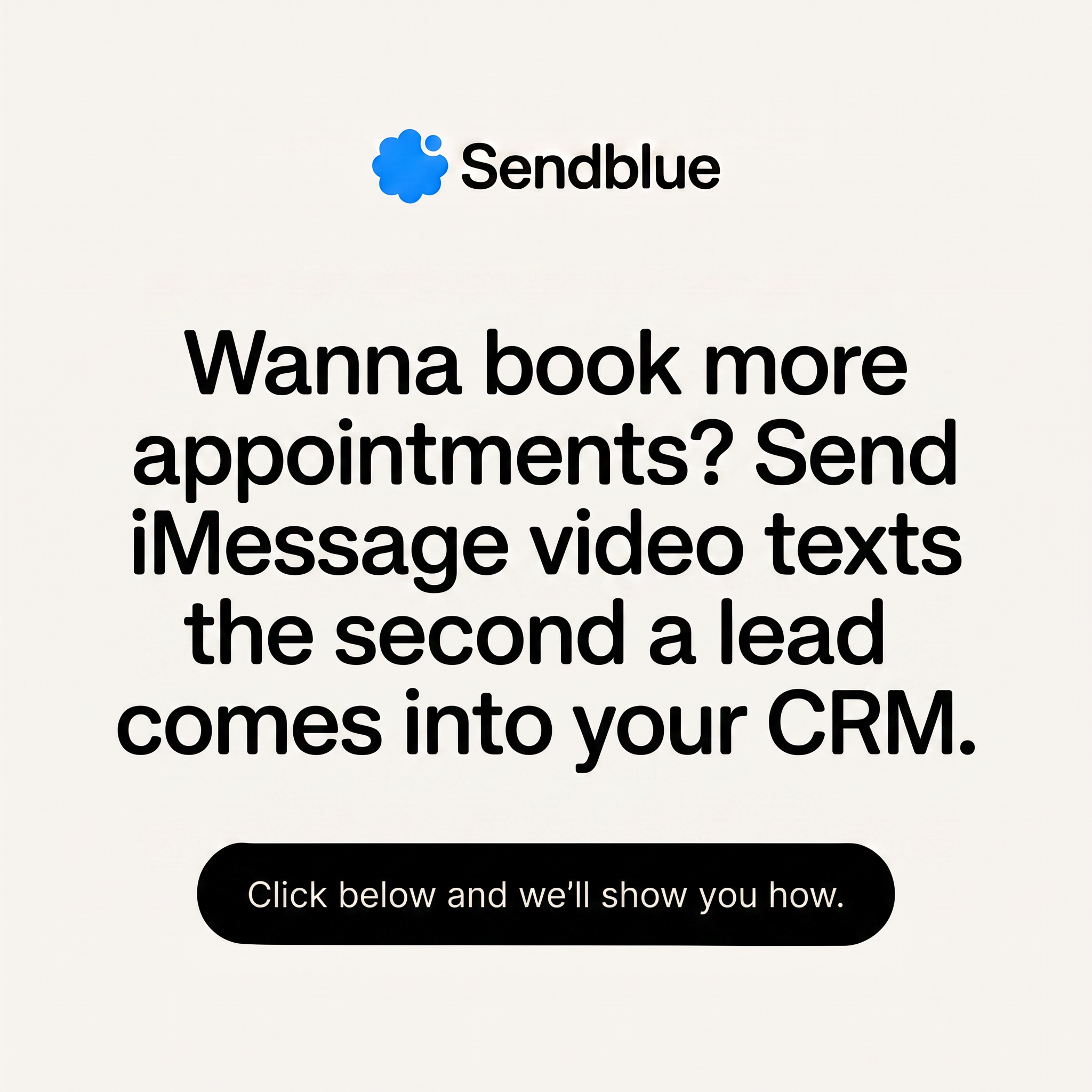Sendblue Facebook ad