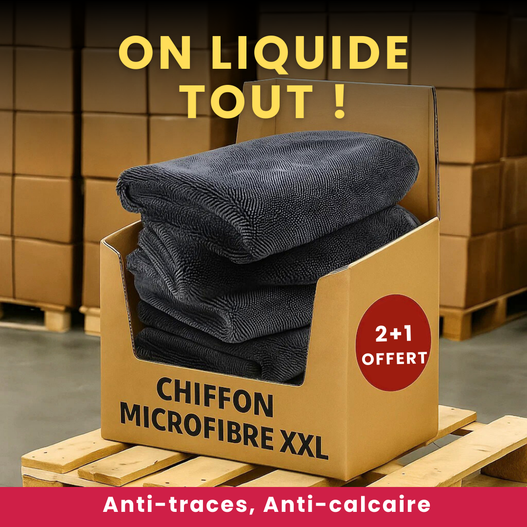 MIRO France Facebook ad: 2 chiffons achetés, le 3ème est offert!