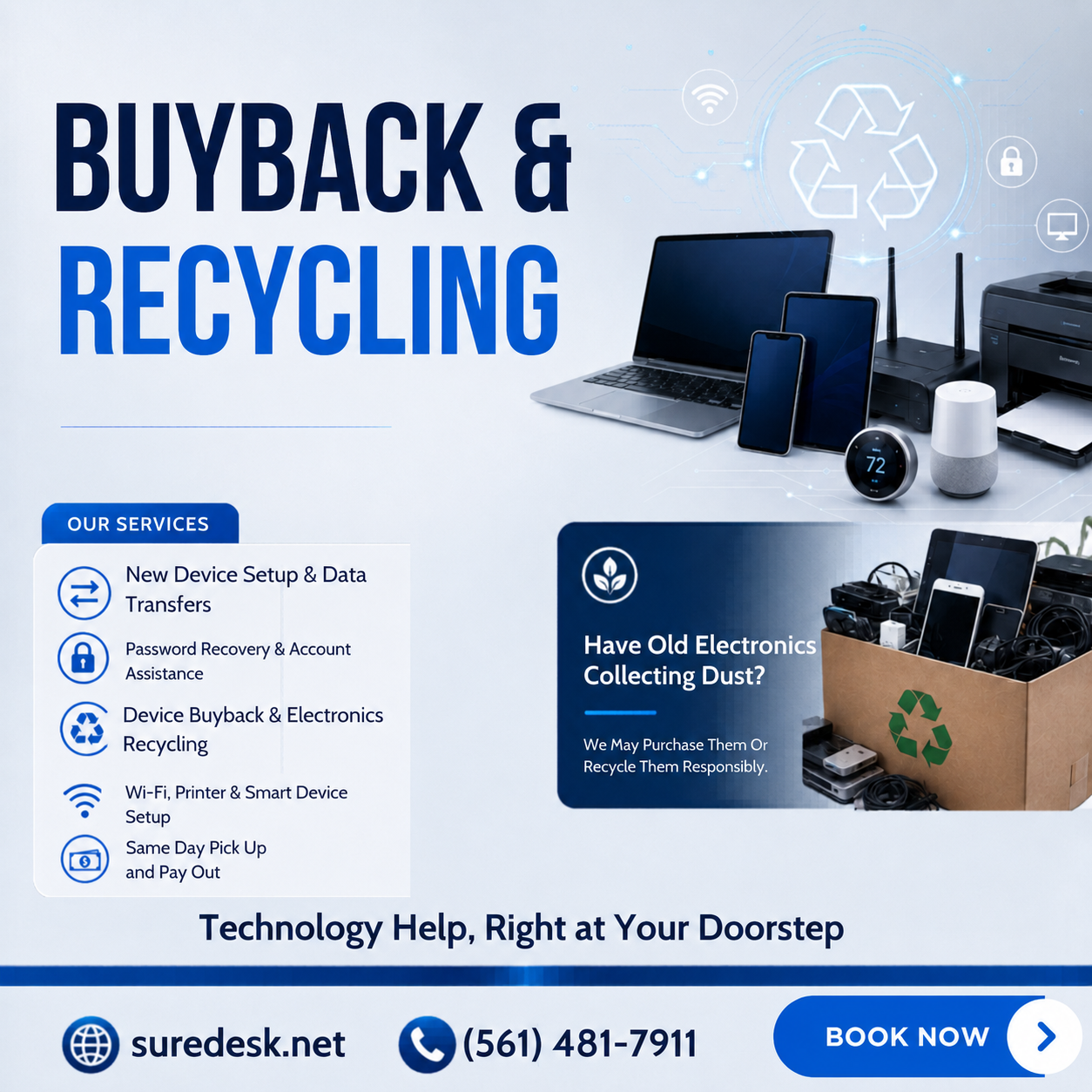 Sure Desk Facebook ad