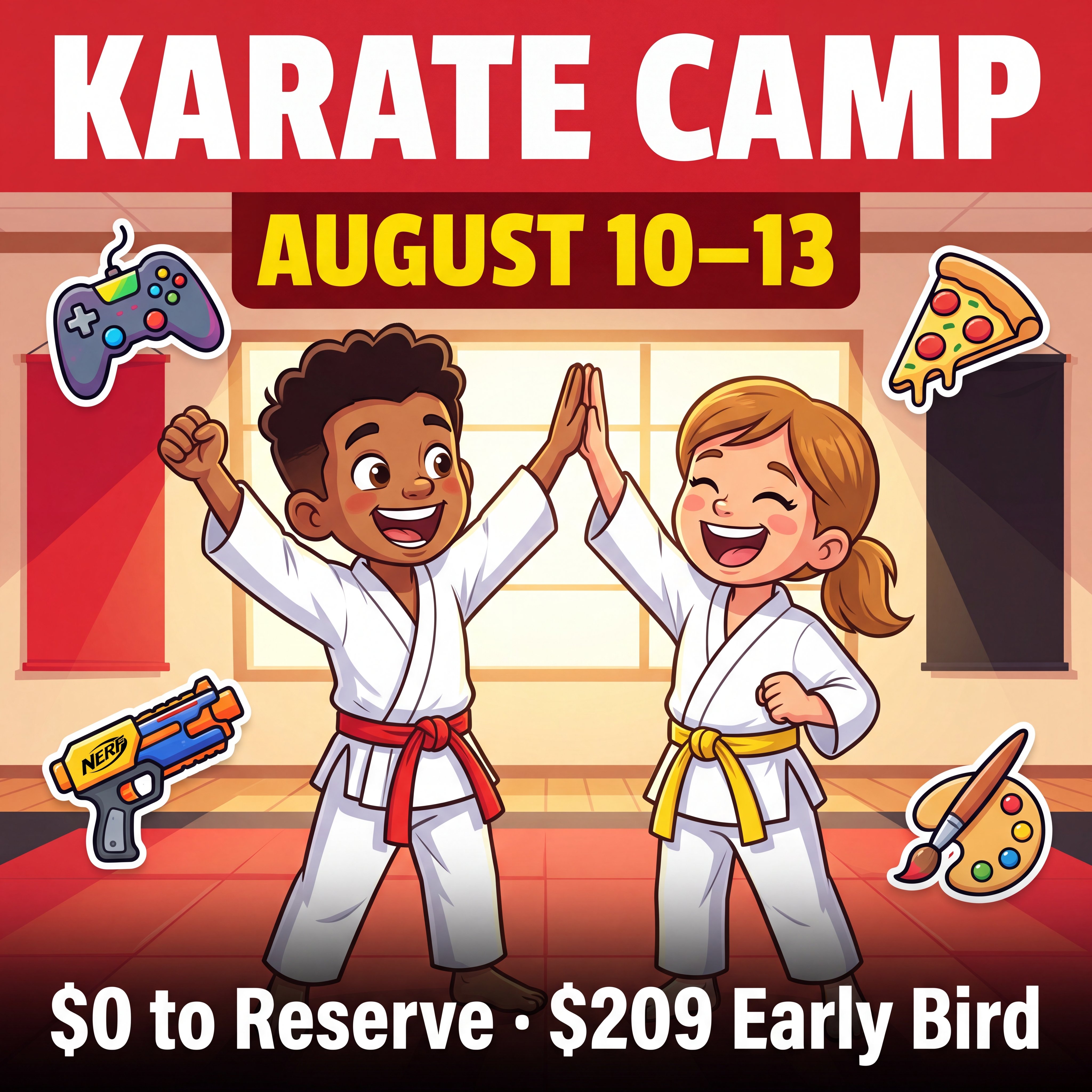 The 1-2 Punch Family Martial Arts & Fitness Center Facebook ad