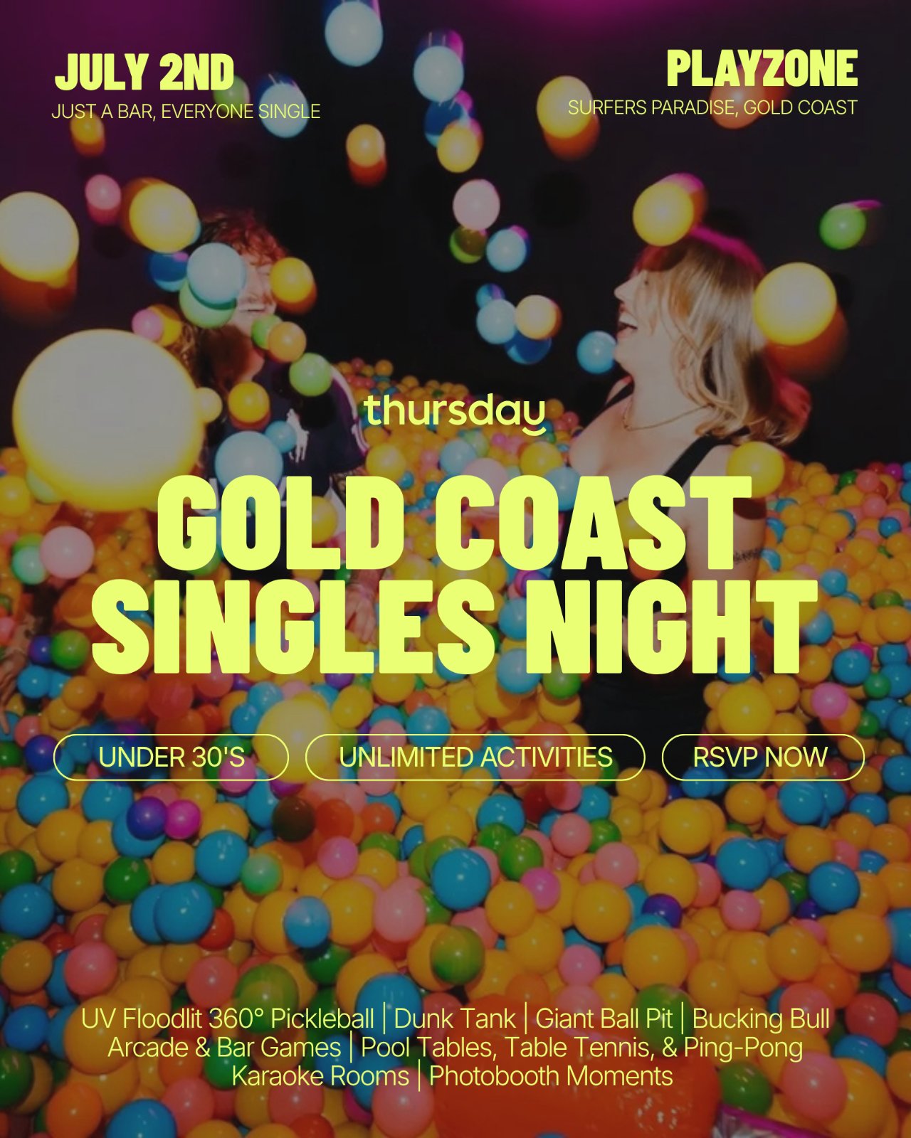 Thursday Facebook ad: Single on the Gold Coast?