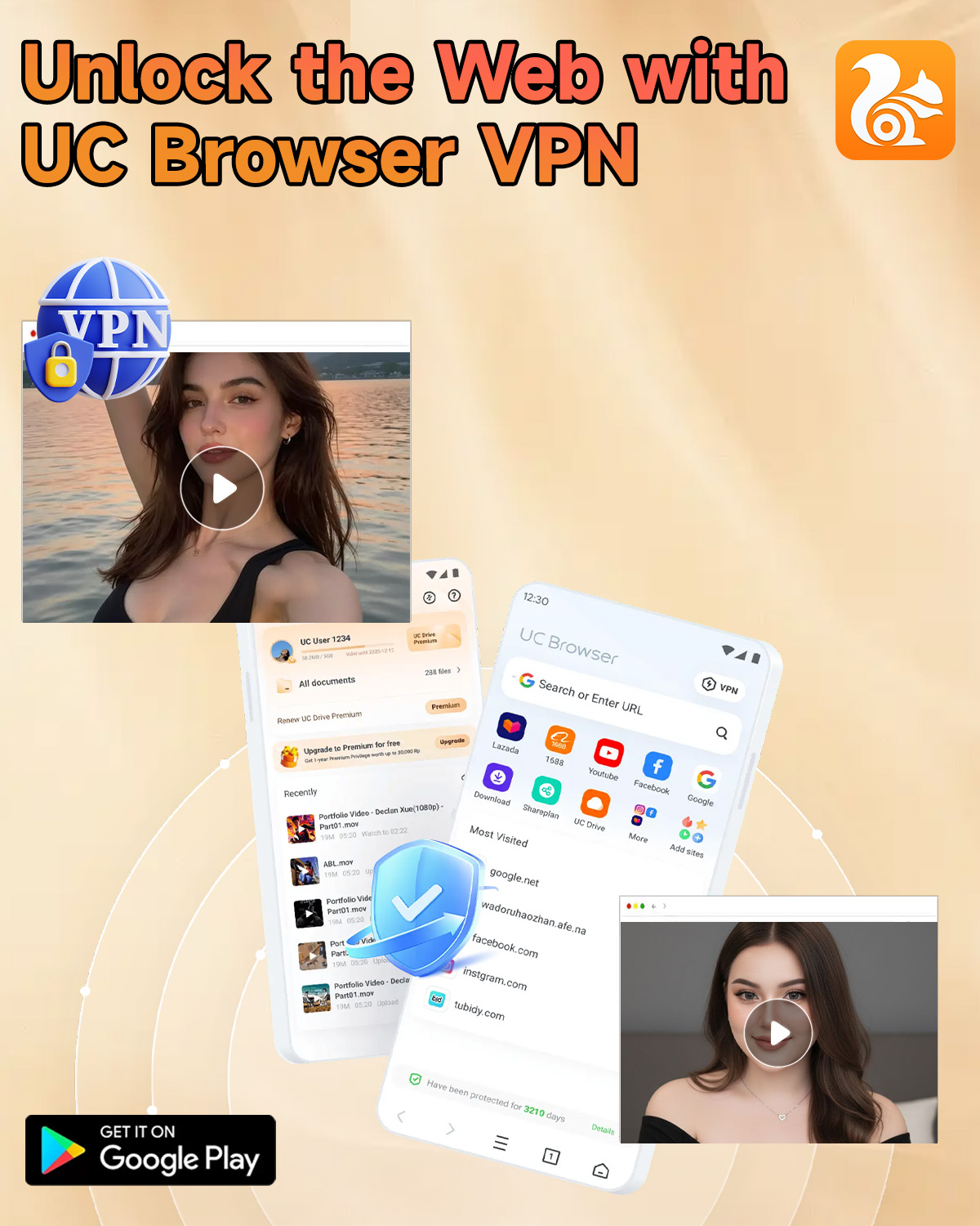 UC Browser3 Facebook ad