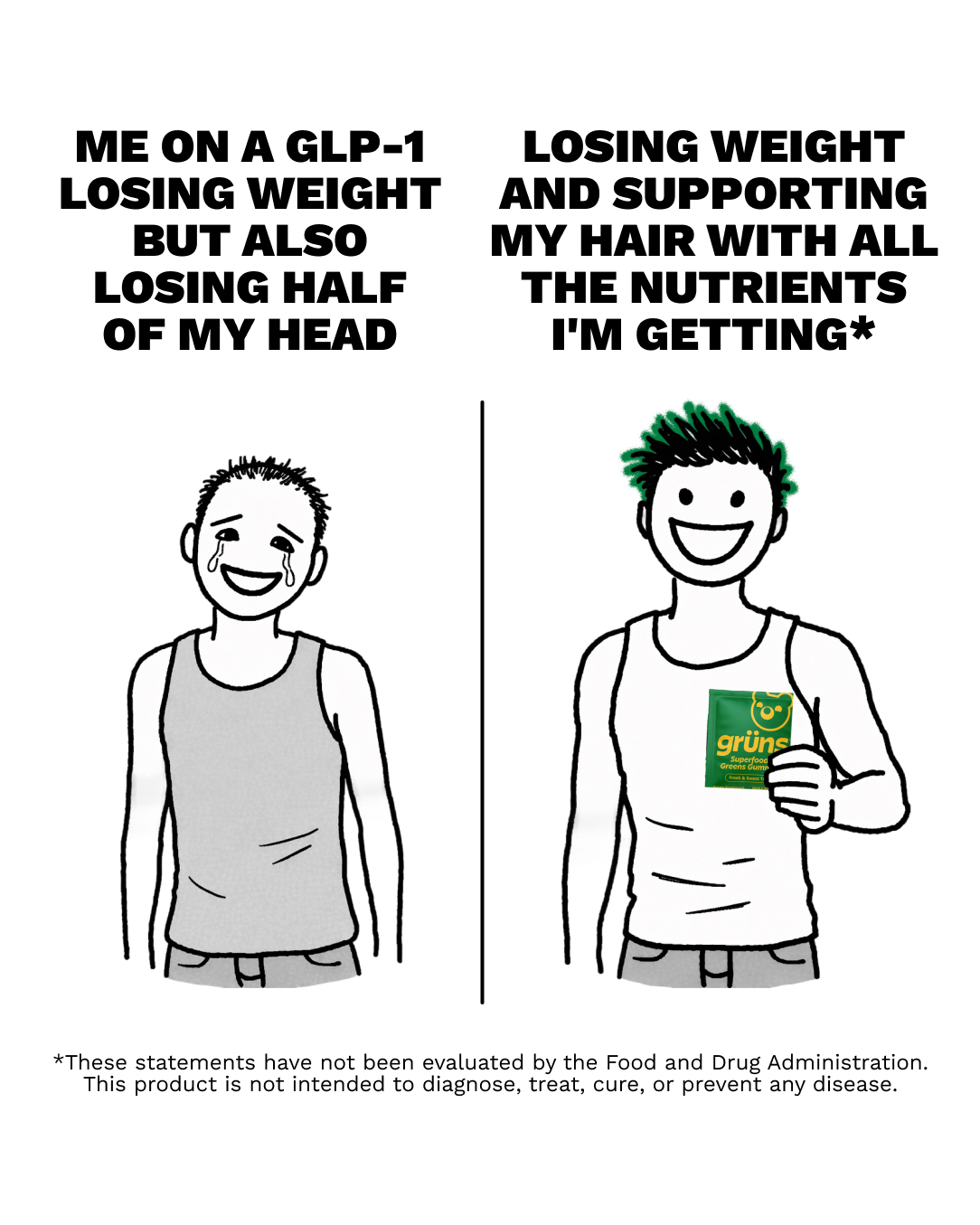 Grüns Facebook ad