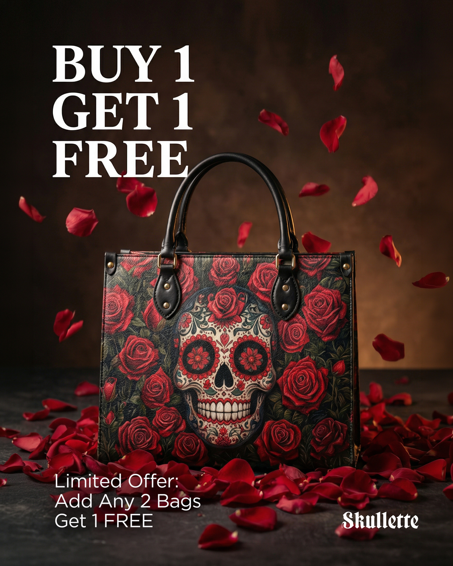 Skullette - Leather Handbags For Skull Lovers Facebook ad