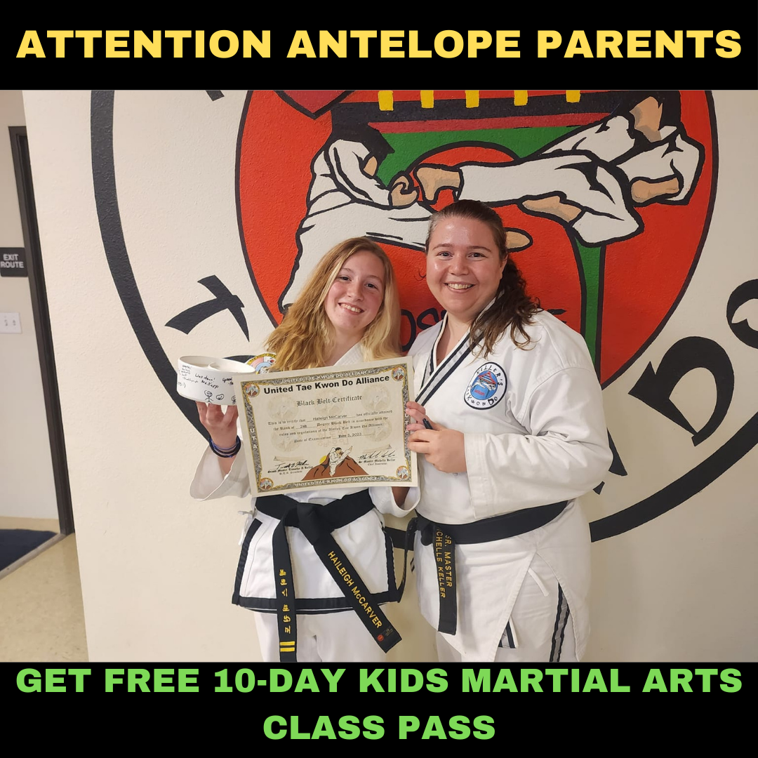 Keller's Taekwondo Facebook ad: Want a FREE 10-Day, Kids Martial Arts Class Pass?