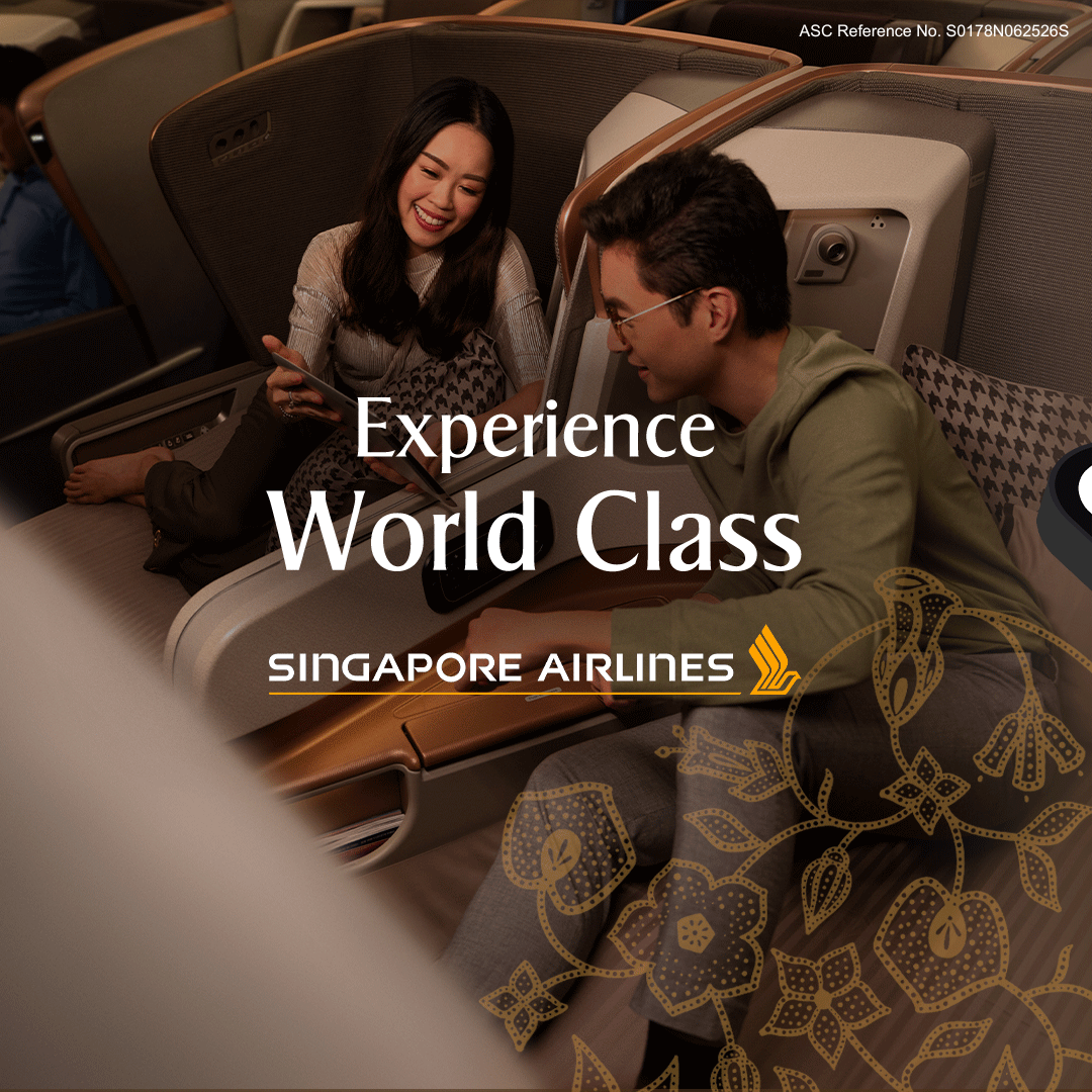 Singapore Airlines Facebook ad