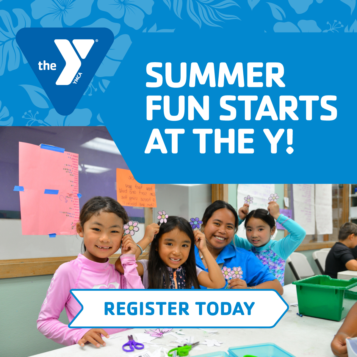 YMCA Honolulu Facebook ad: Summer Day Camp registration is OPEN at the…